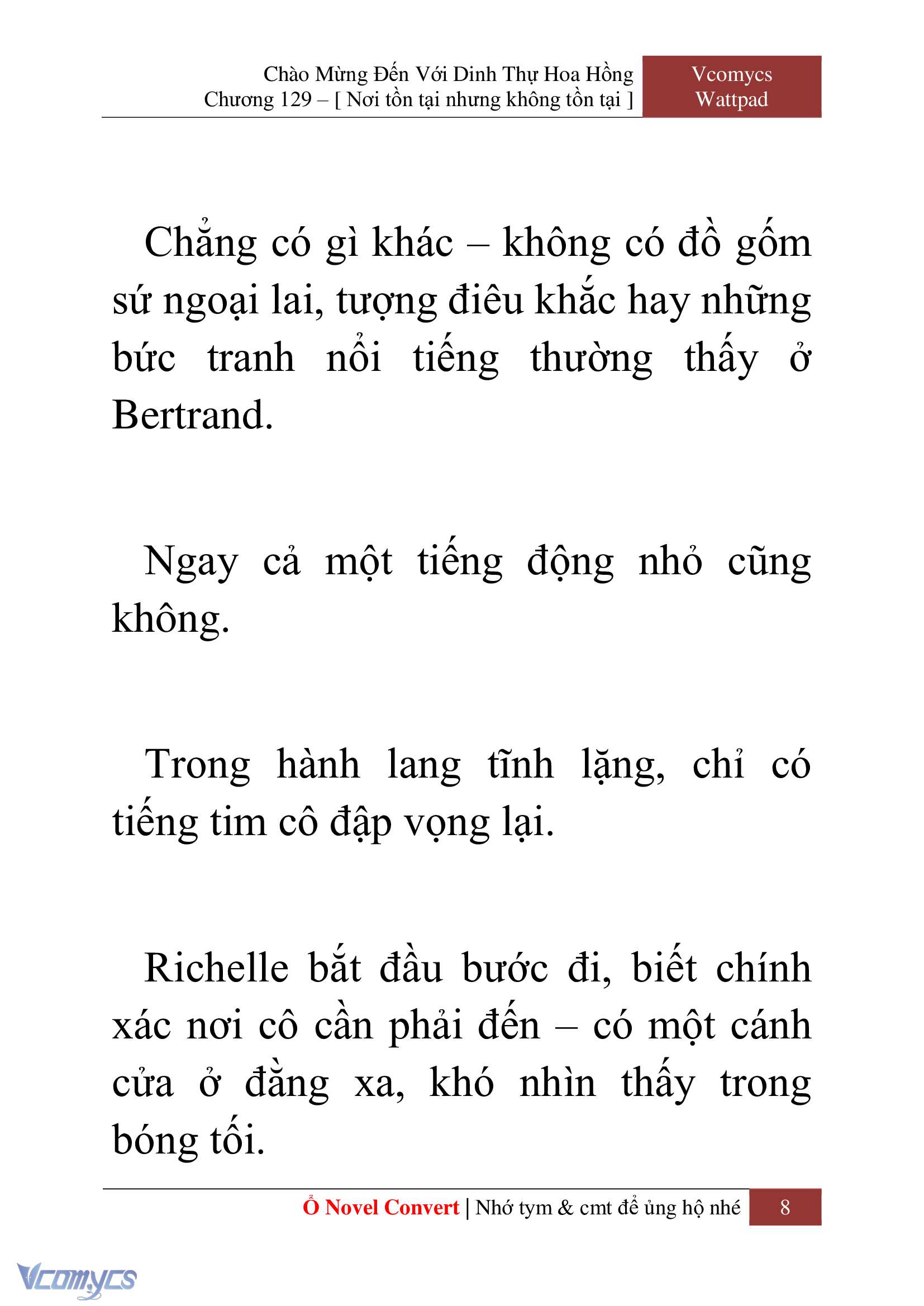 [Novel] Chào Mừng Đến Với Dinh Thự Hoa Hồng Chap 129 - Trang 2