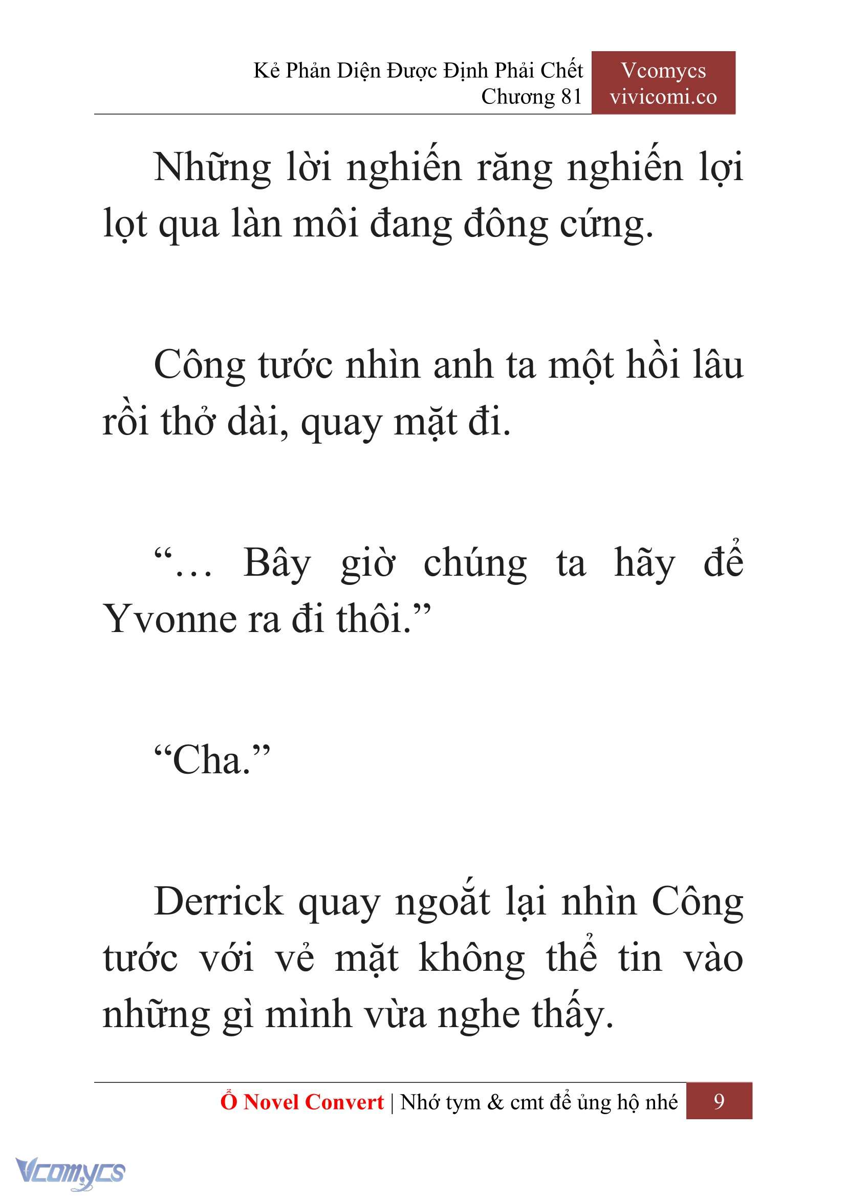 [Novel] Kẻ Phản Diện Được Định Phải Chết Chap 81 - Trang 2
