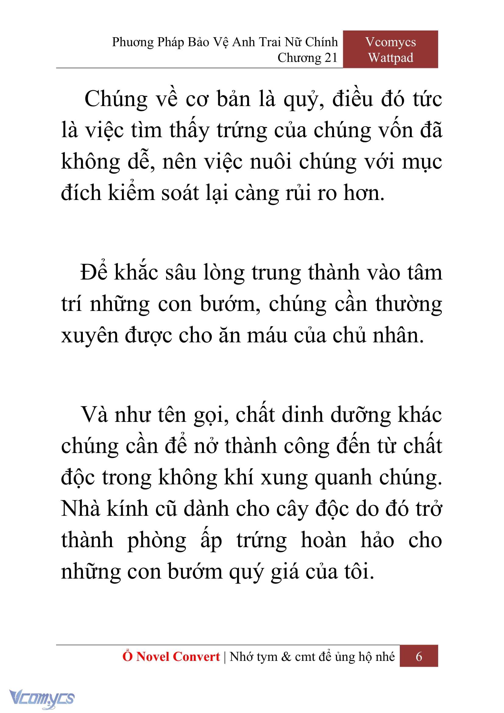 [Novel] Phương Pháp Bảo Vệ Anh Trai Nữ Chính Chap 21 - Trang 2