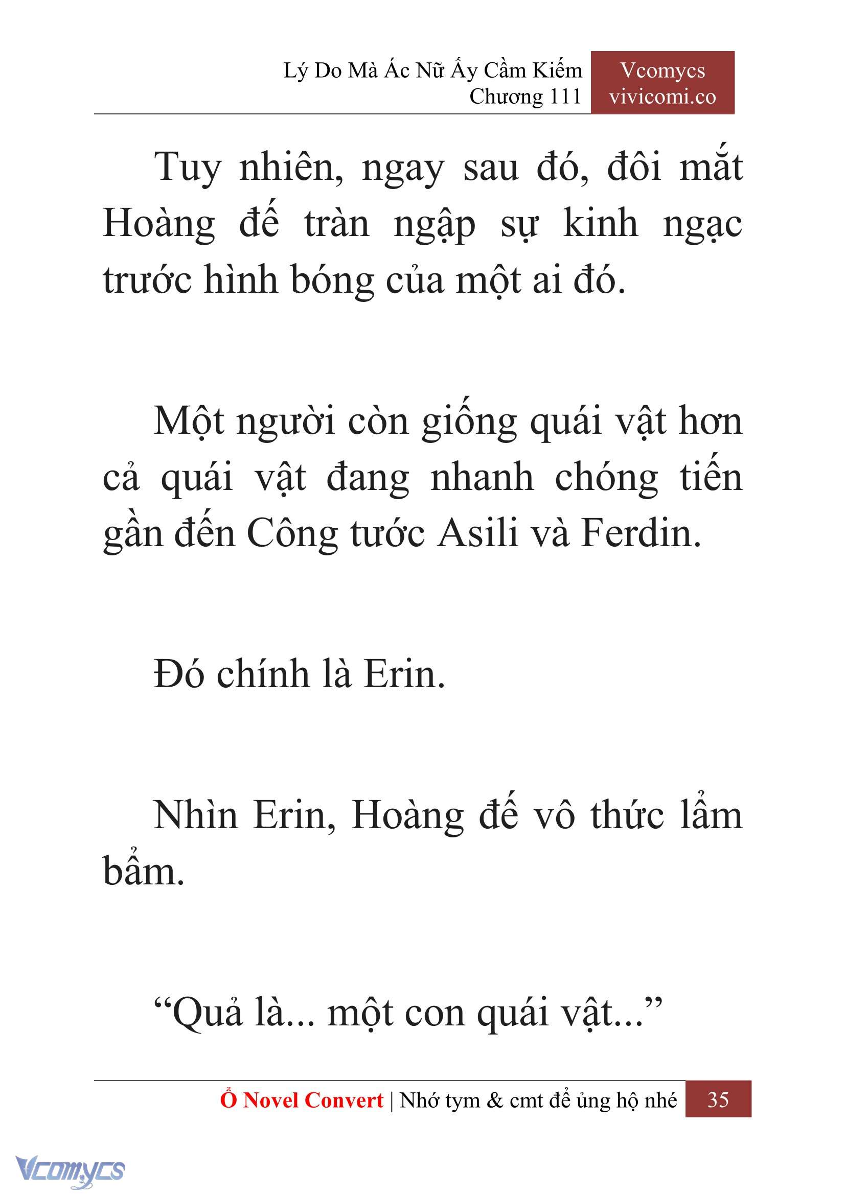 [Novel] Lý Do Mà Ác Nữ Ấy Cầm Kiếm Chap 111 - Next Chap 112