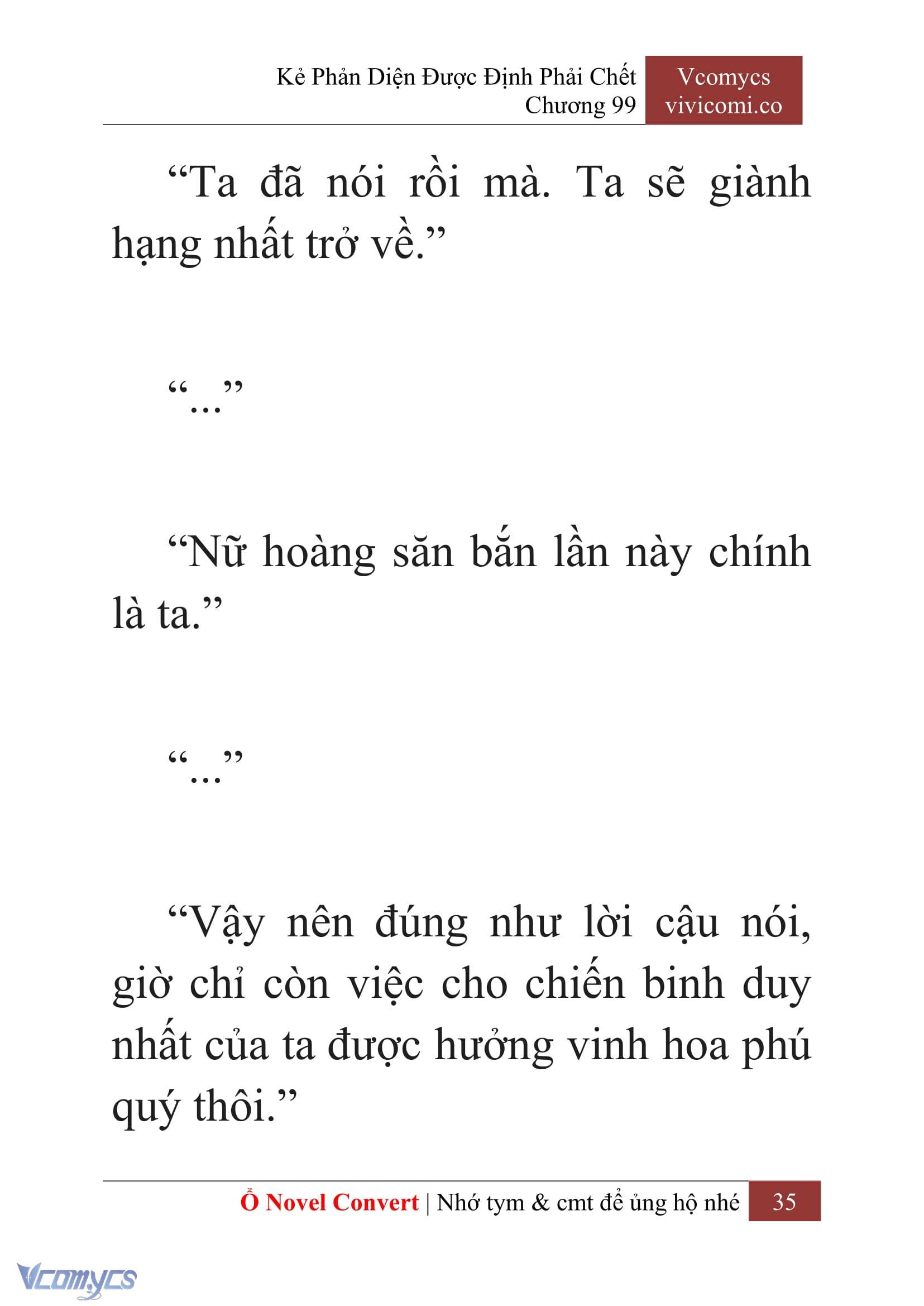 [Novel] Kẻ Phản Diện Được Định Phải Chết Chap 99 - Next Chap 100