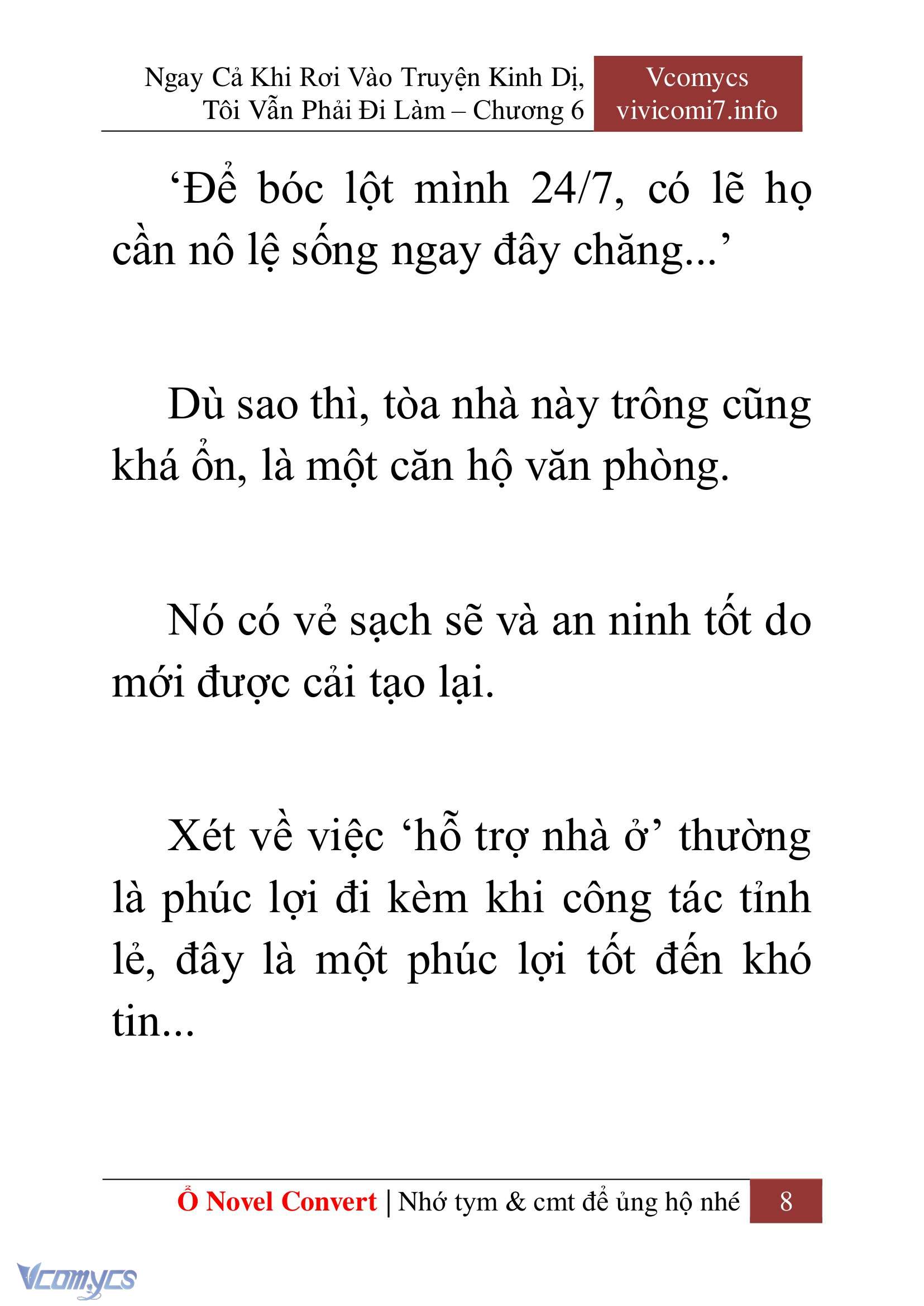 [Novel] Ngay Cả Khi Rơi Vào Truyện Kinh Dị, Tôi Vẫn Phải Đi Làm Chap 6 - Trang 2