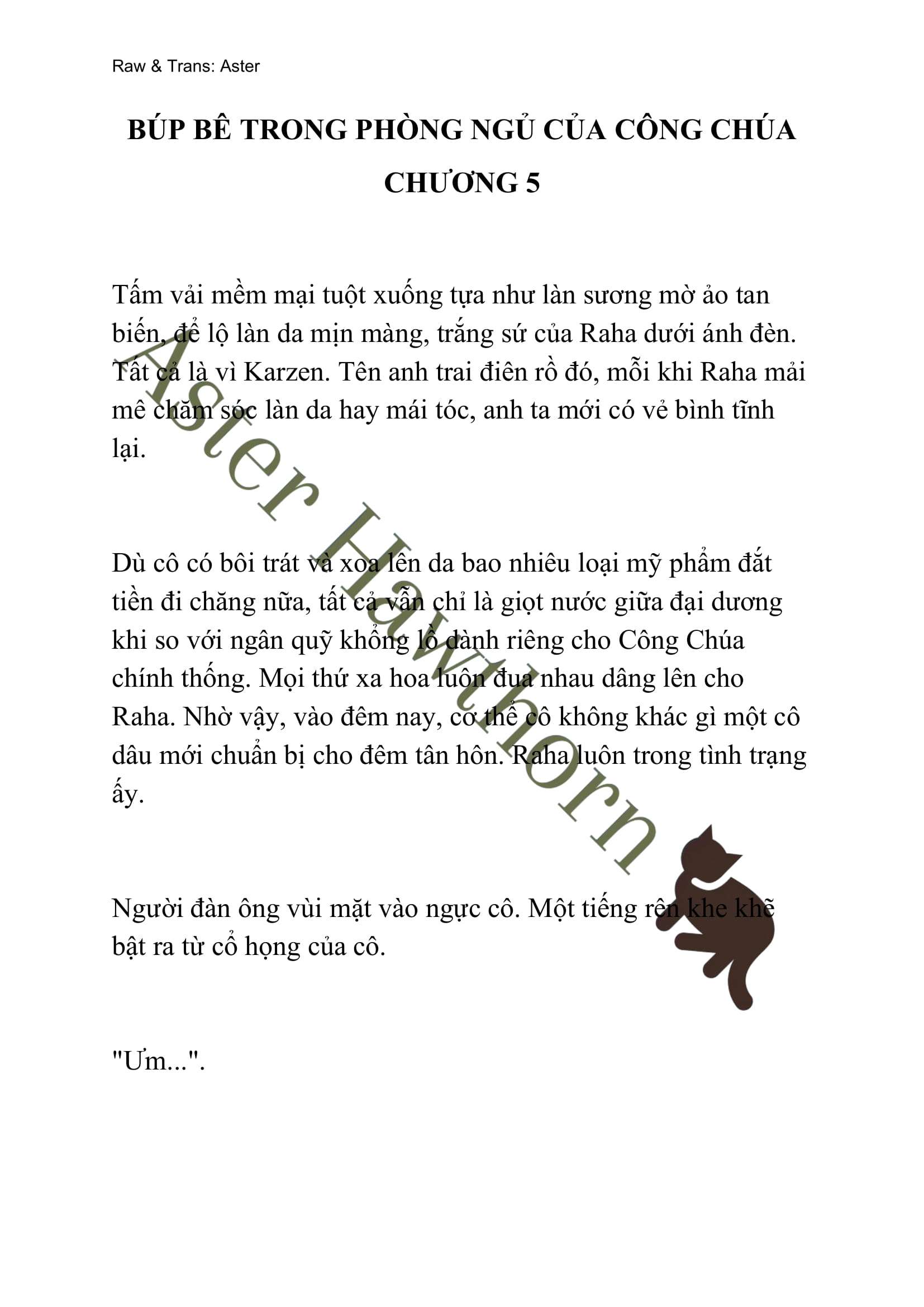 [NOVEL] Búp Bê Trong Phòng Ngủ Của Công Chúa Chap 5 - Trang 2