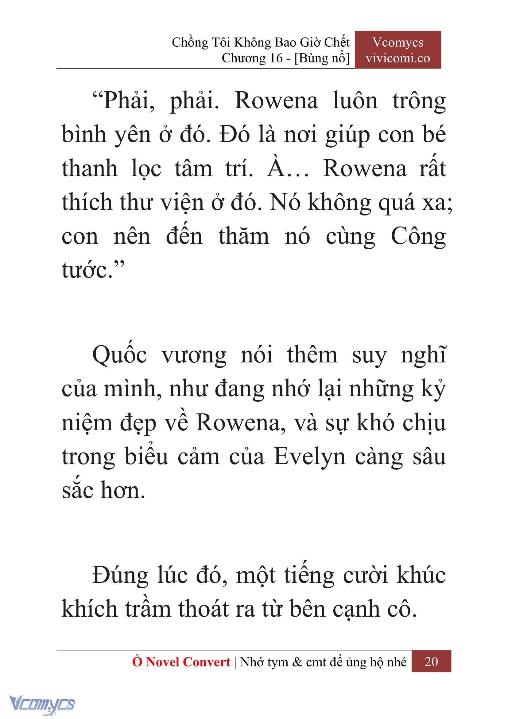 [Novel] Chồng Tôi Không Bao Giờ Chết Chap 16 - Trang 2