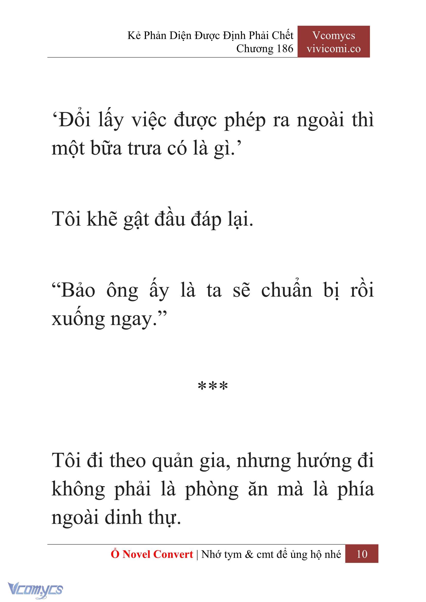 [Novel] Kẻ Phản Diện Được Định Phải Chết Chap 186 - Trang 2