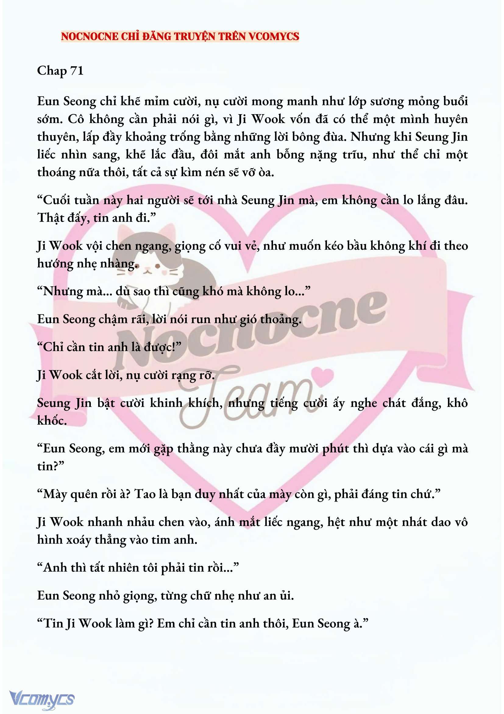 [NOVEL] CHÚNG TA KẾT THÚC VÀO MÙA THU Chap 71 - Trang 2