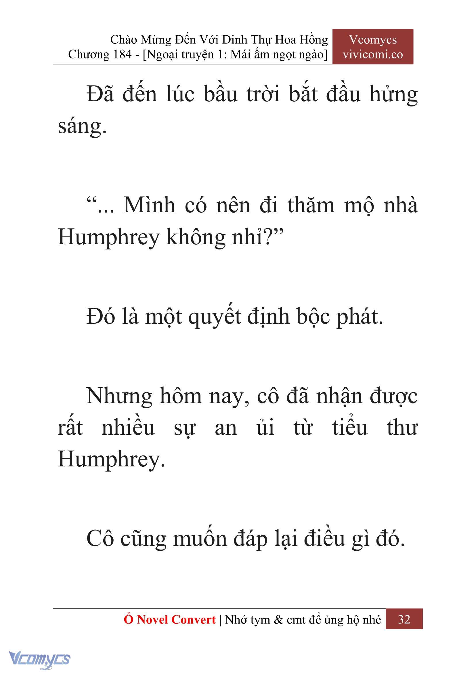 [Novel] Chào Mừng Đến Với Dinh Thự Hoa Hồng Chap 184 - Trang 2