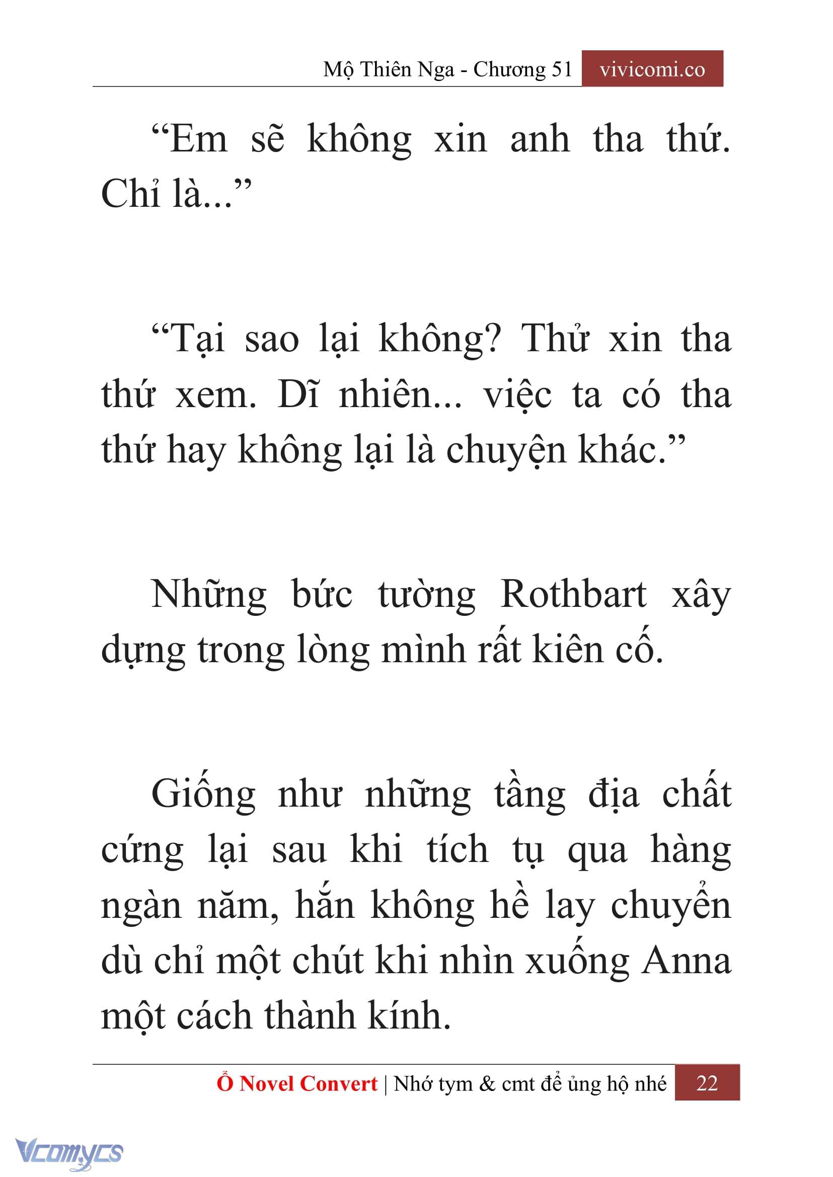 [Novel] Mộ Thiên Nga Chap 51 - Trang 2
