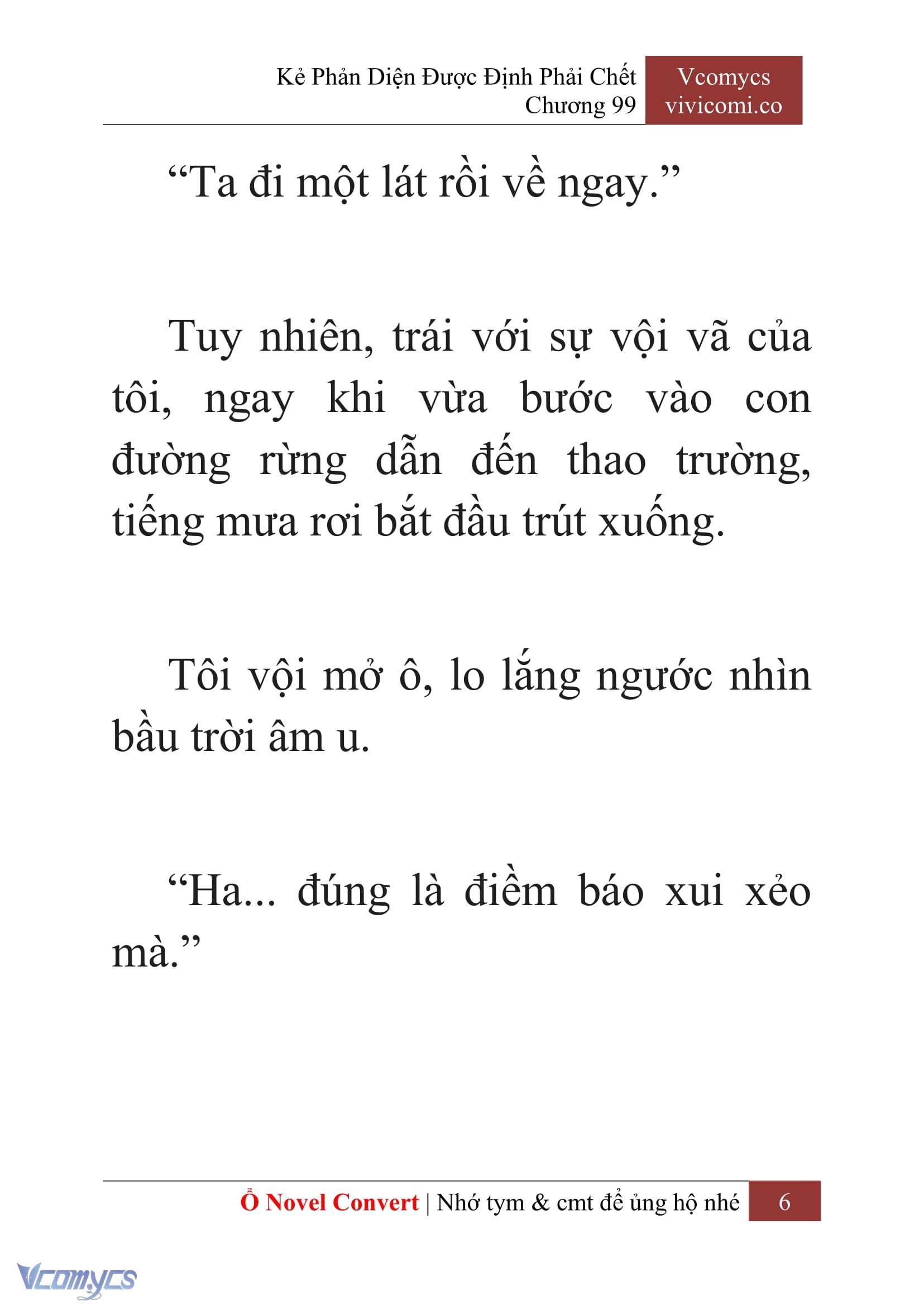 [Novel] Kẻ Phản Diện Được Định Phải Chết Chap 99 - Next Chap 100