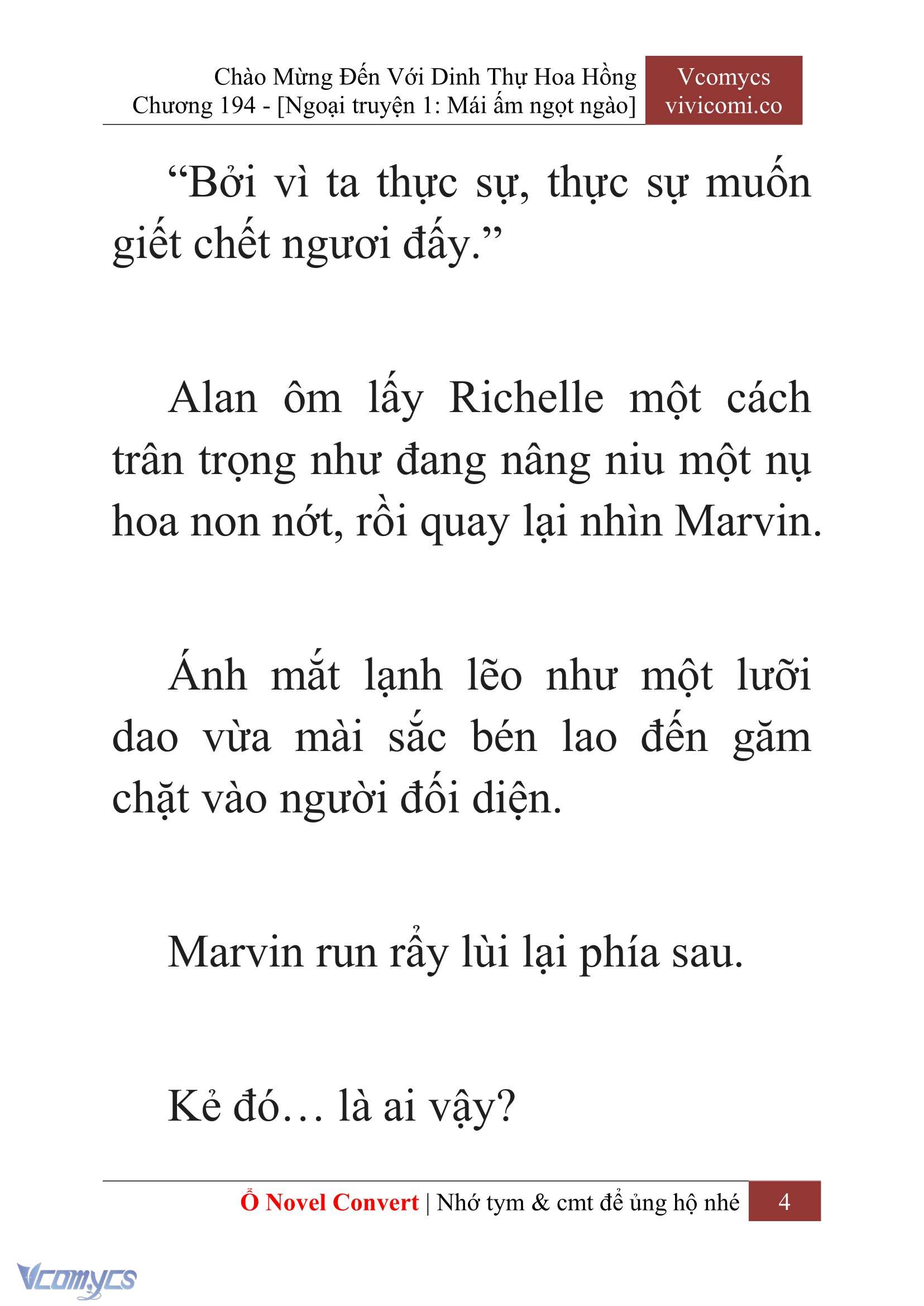 [Novel] Chào Mừng Đến Với Dinh Thự Hoa Hồng Chap 194 - Trang 2