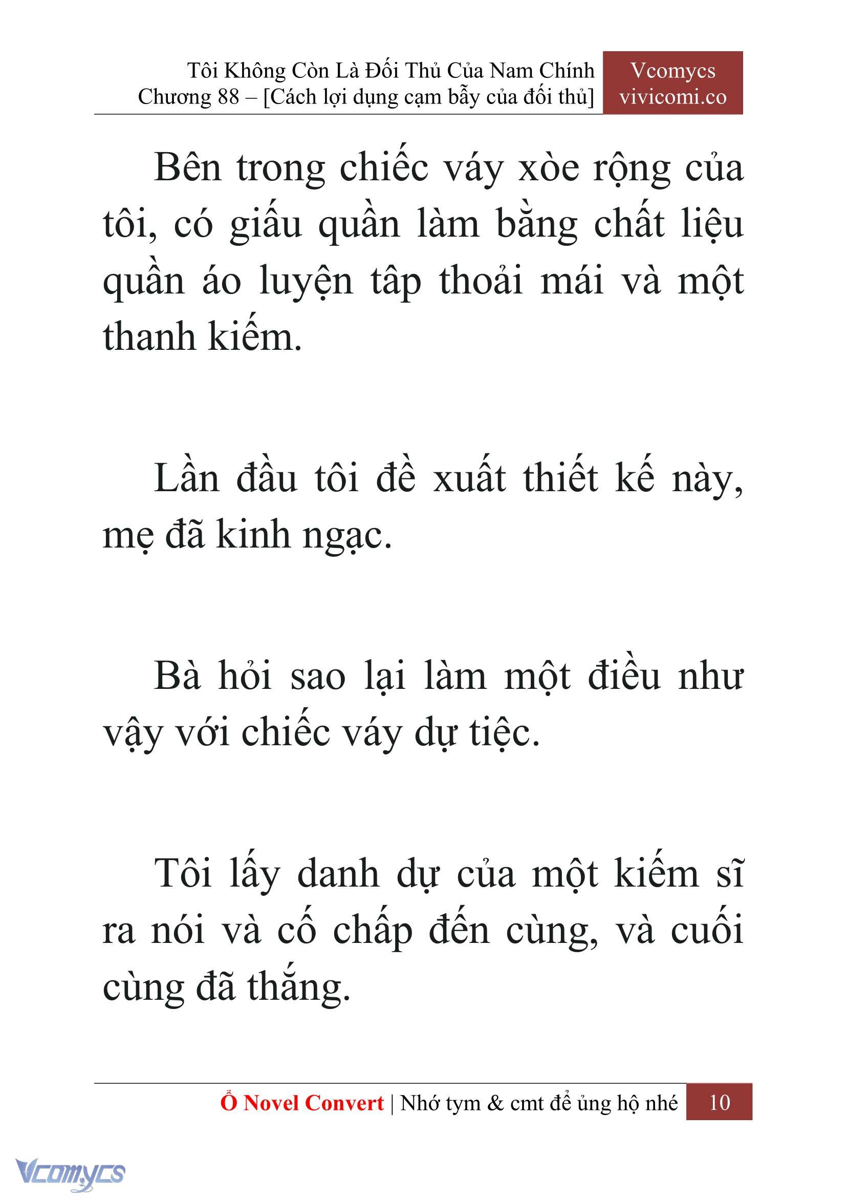[Novel] Tôi Không Còn Là Đối Thủ Của Nam Chính Chap 88 - Trang 2