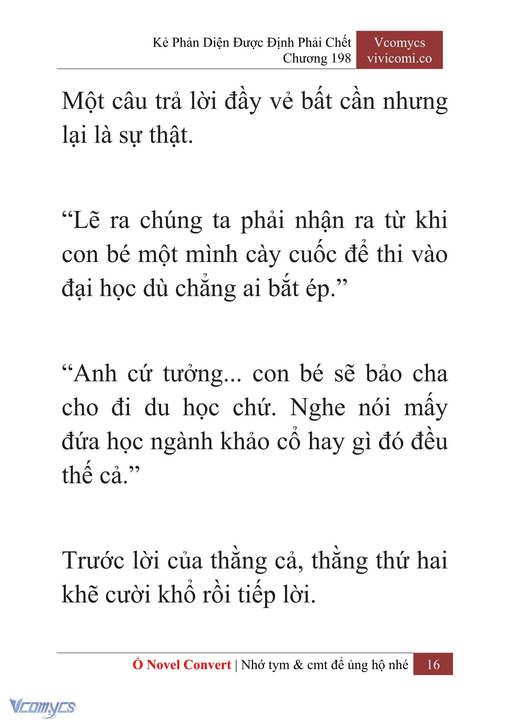 [Novel] Kẻ Phản Diện Được Định Phải Chết Chap 198 - Trang 2