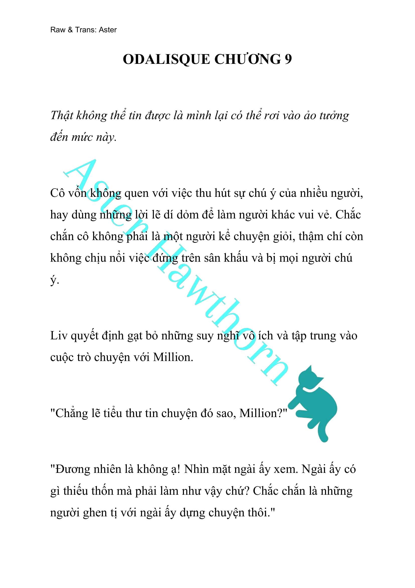 [NOVEL] Odalisque Chap 9 - Next Chap 10