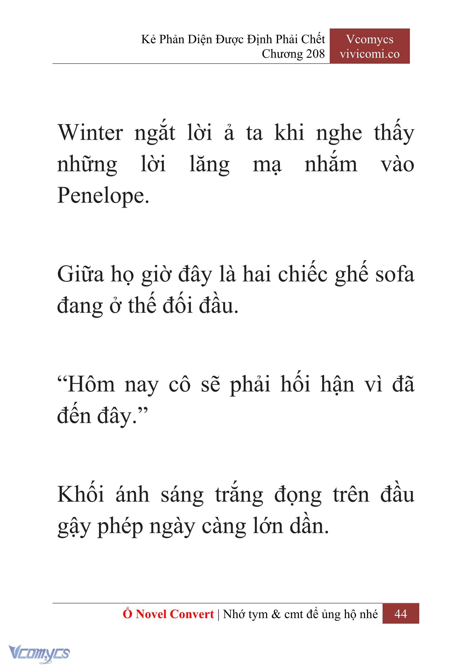 [Novel] Kẻ Phản Diện Được Định Phải Chết Chap 208 - Next Chap 209