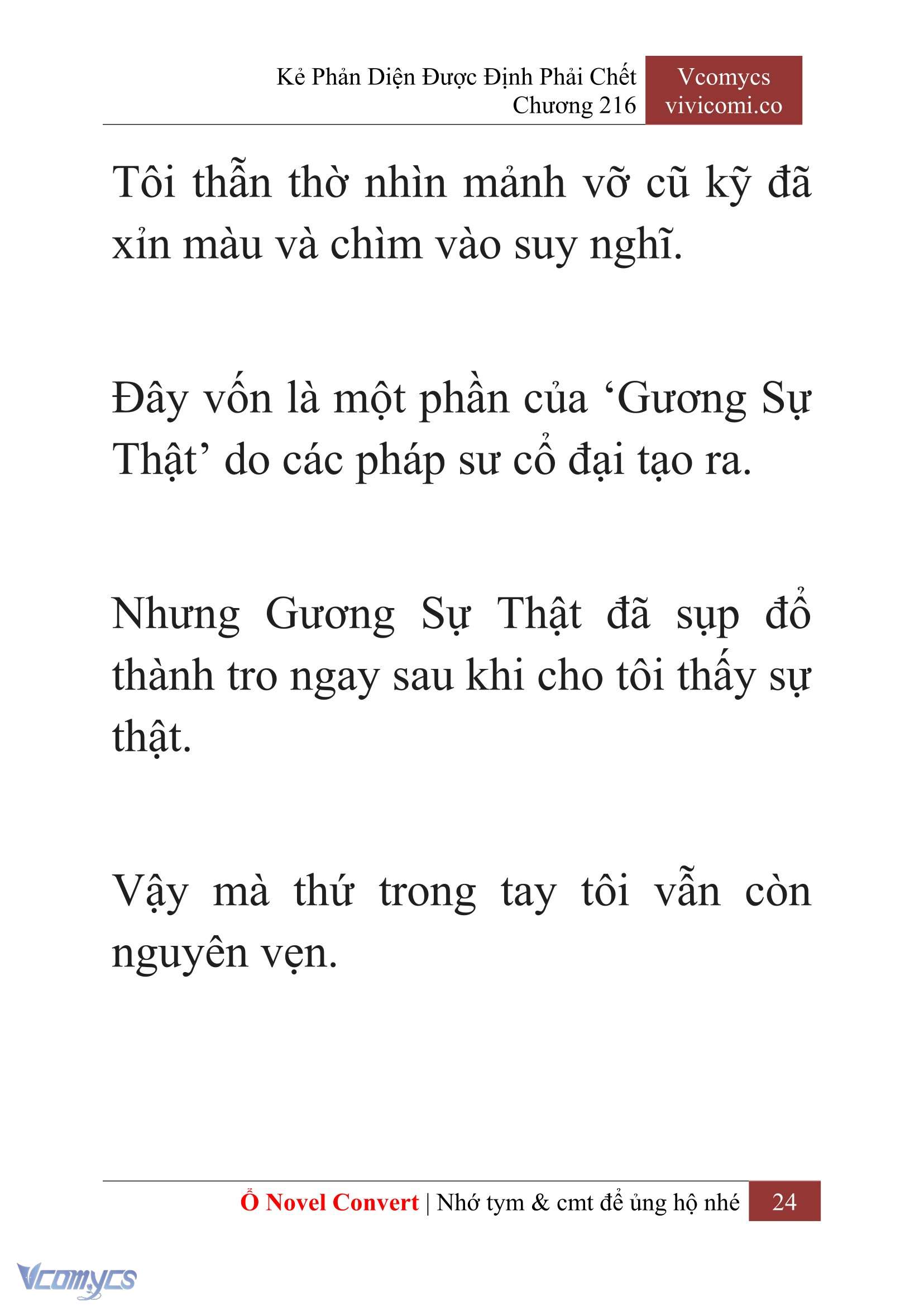 [Novel] Kẻ Phản Diện Được Định Phải Chết Chap 216 - Next Chap 217