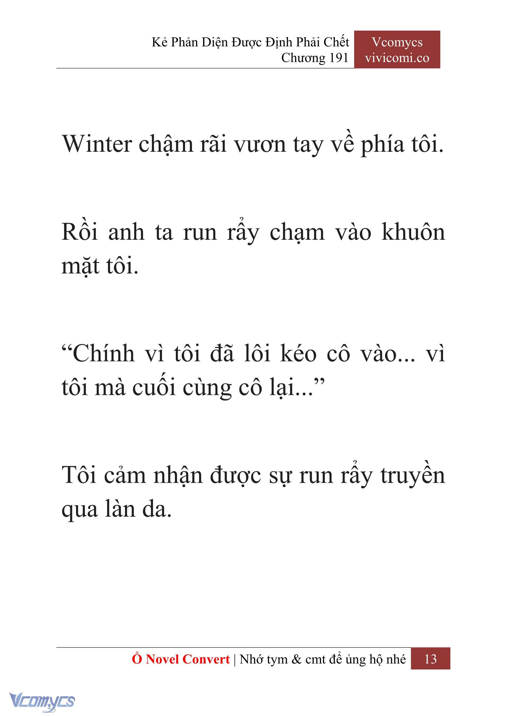 [Novel] Kẻ Phản Diện Được Định Phải Chết Chap 191 - Trang 2