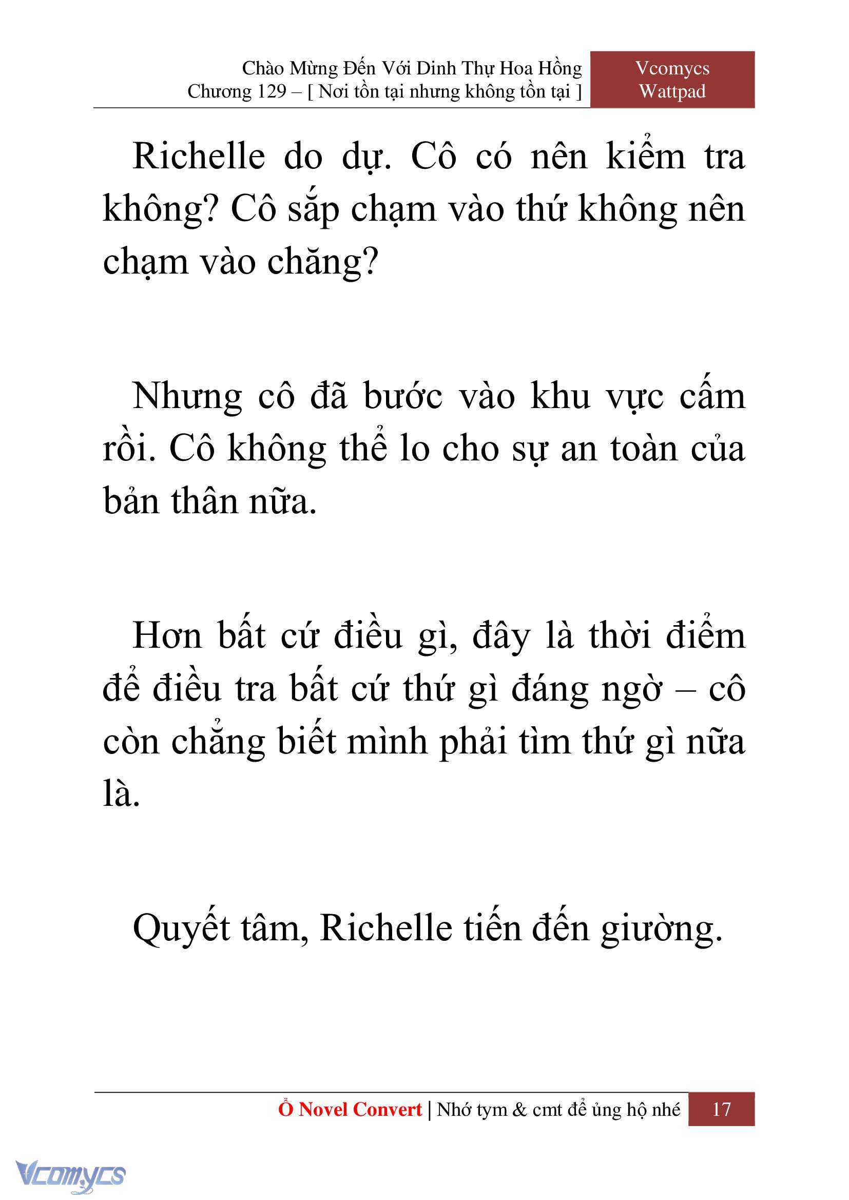 [Novel] Chào Mừng Đến Với Dinh Thự Hoa Hồng Chap 129 - Trang 2