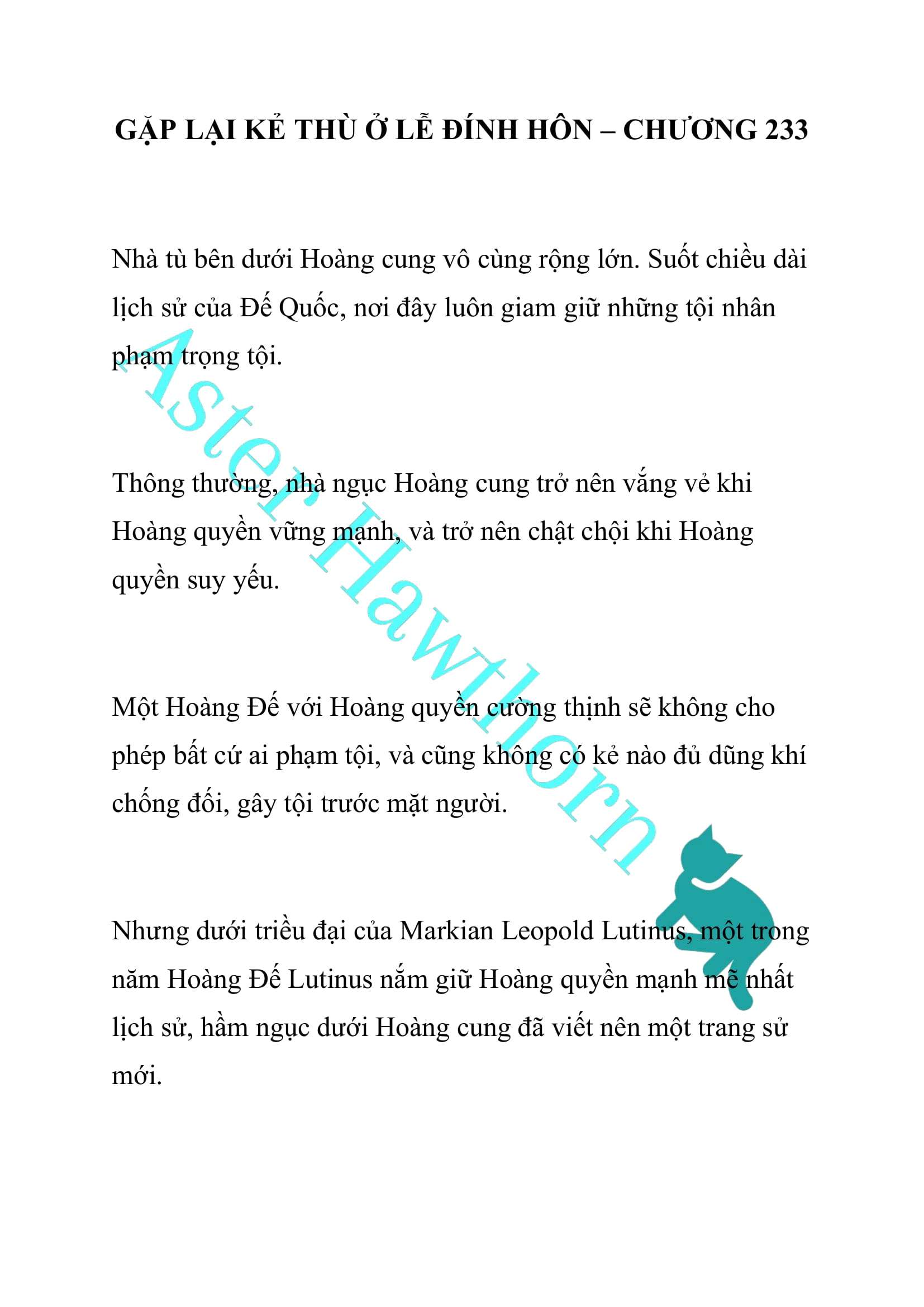 [NOVEL] Gặp Lại Kẻ Thù Ở Lễ Đính Hôn Chap 233 - Trang 2