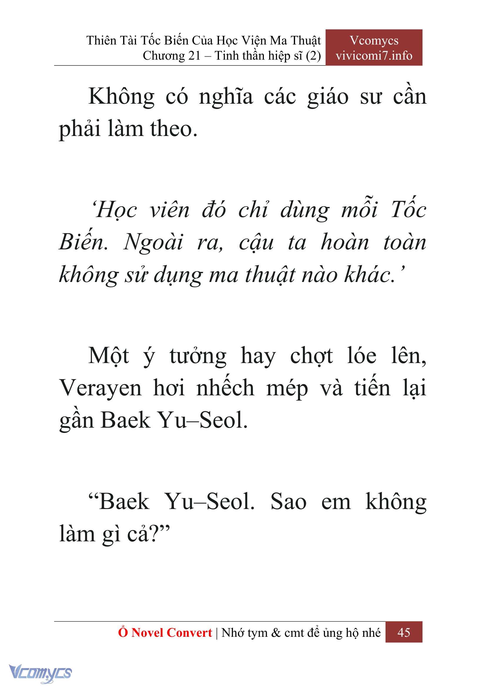 [Novel] Thiên Tài Tốc Biến Của Học Viện Ma Thuật Chap 21 - Trang 2