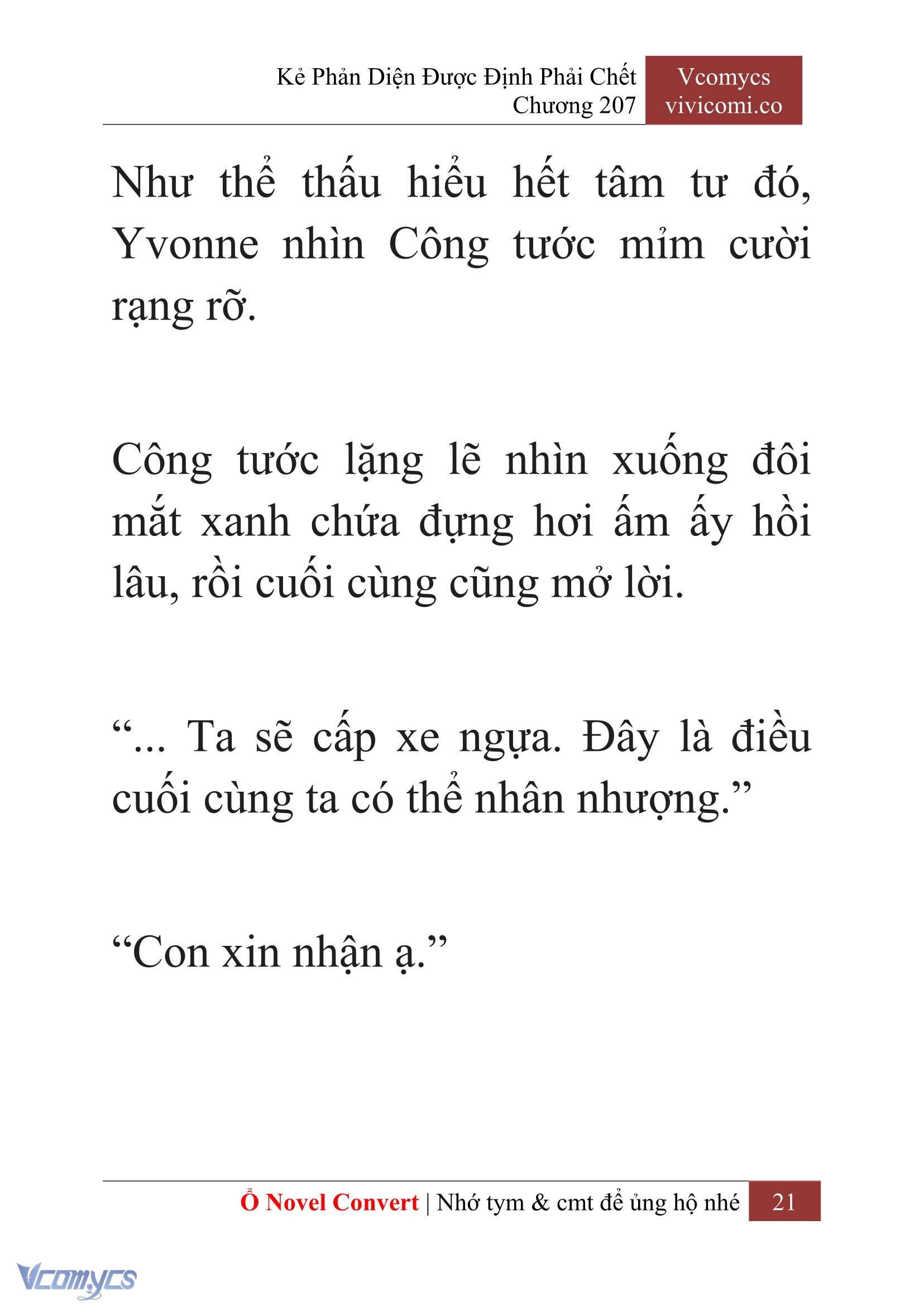[Novel] Kẻ Phản Diện Được Định Phải Chết Chap 207 - Trang 2