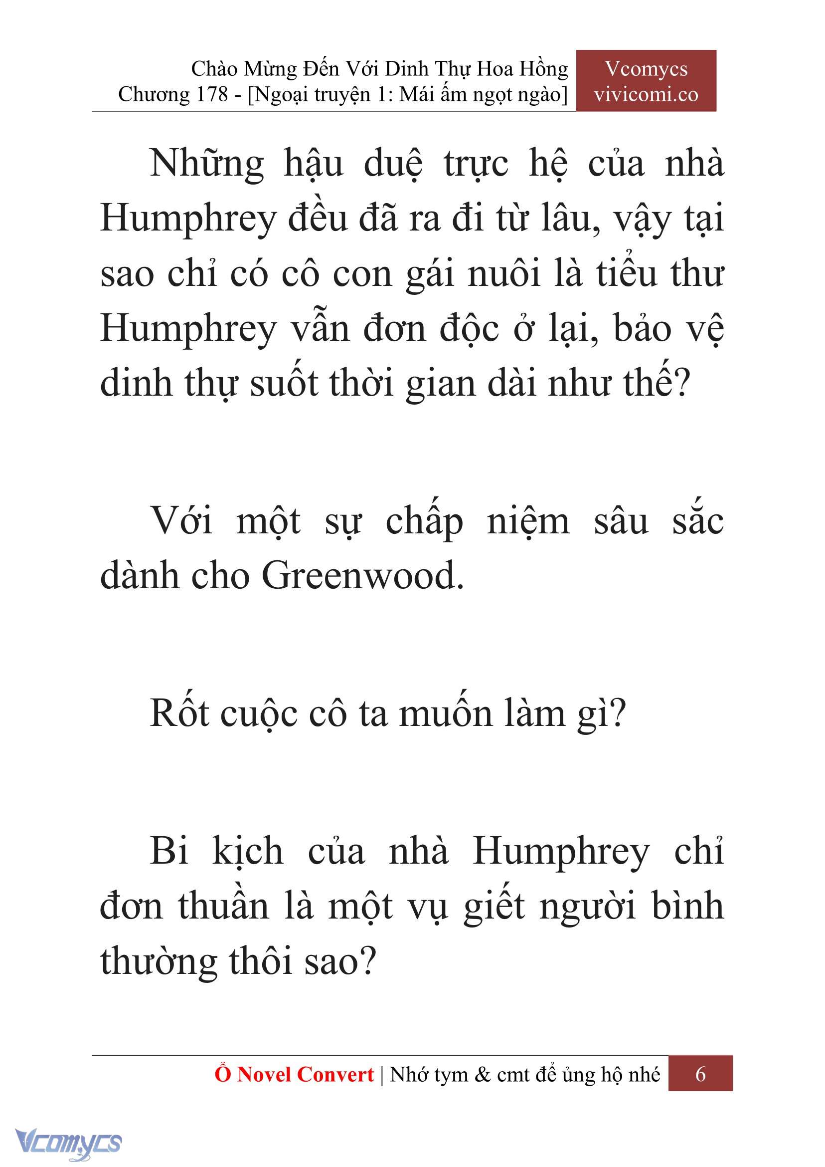 [Novel] Chào Mừng Đến Với Dinh Thự Hoa Hồng Chap 178 - Trang 2