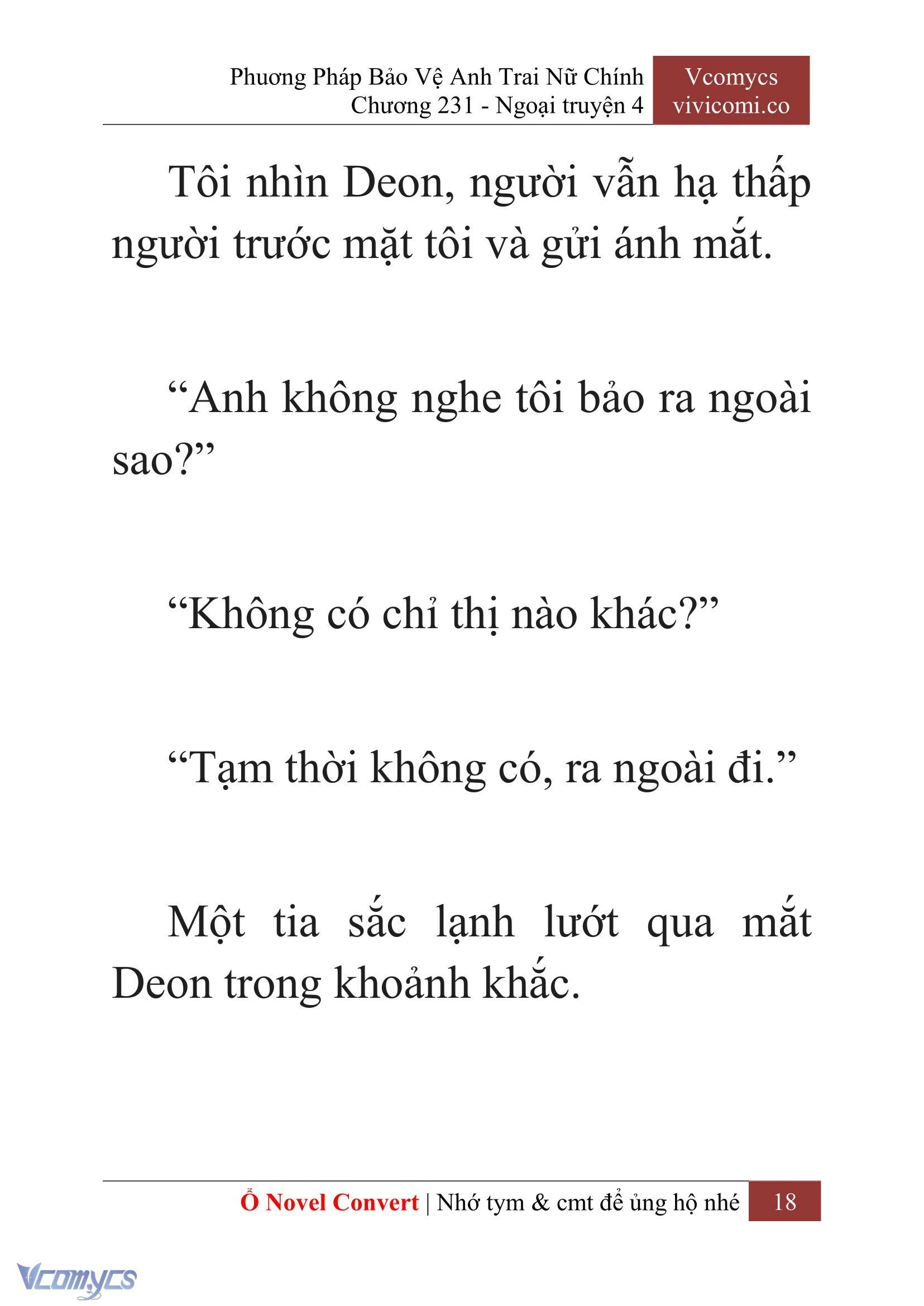 [Novel] Phương Pháp Bảo Vệ Anh Trai Nữ Chính Chap 231 - Trang 2