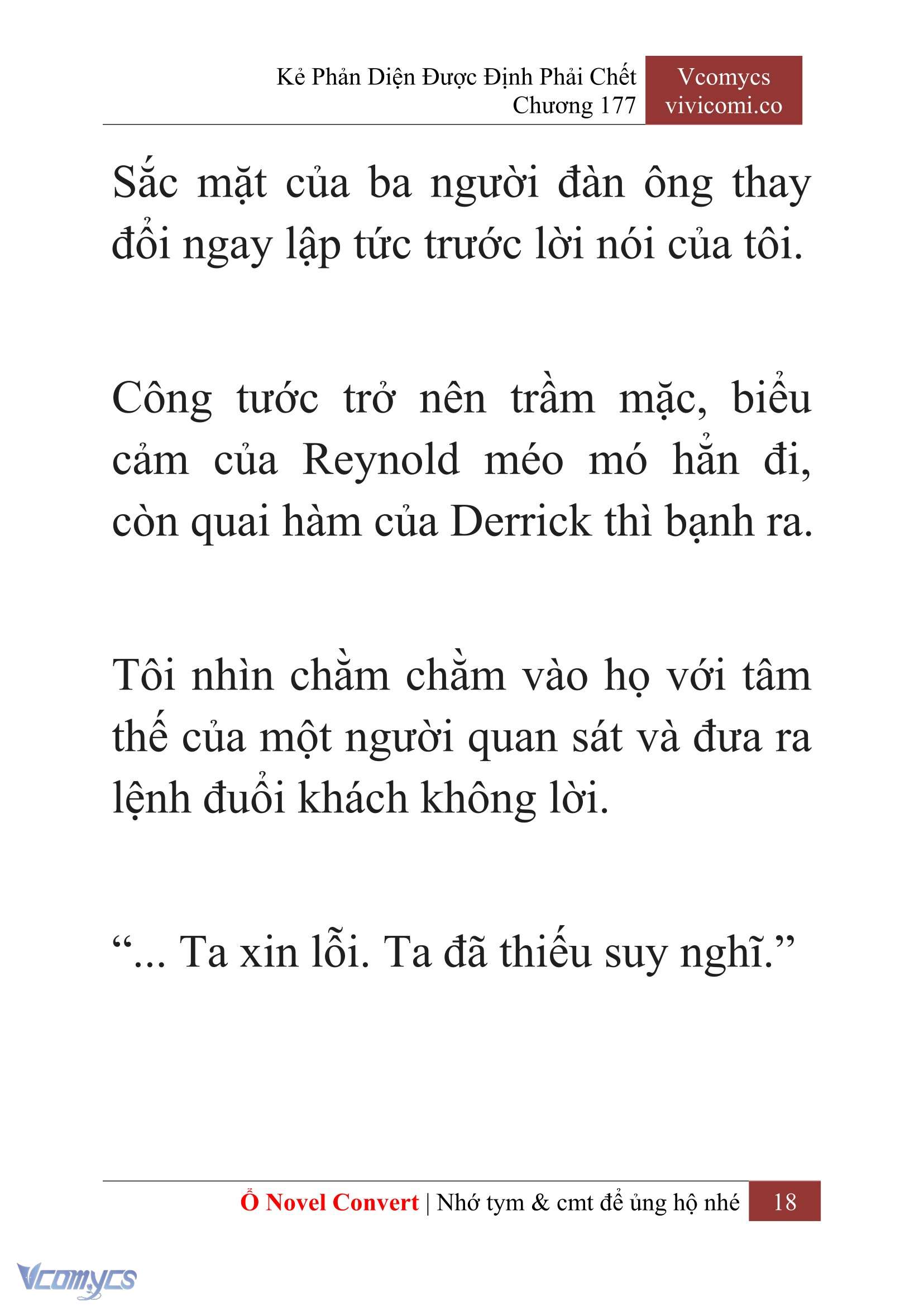 [Novel] Kẻ Phản Diện Được Định Phải Chết Chap 177 - Trang 2