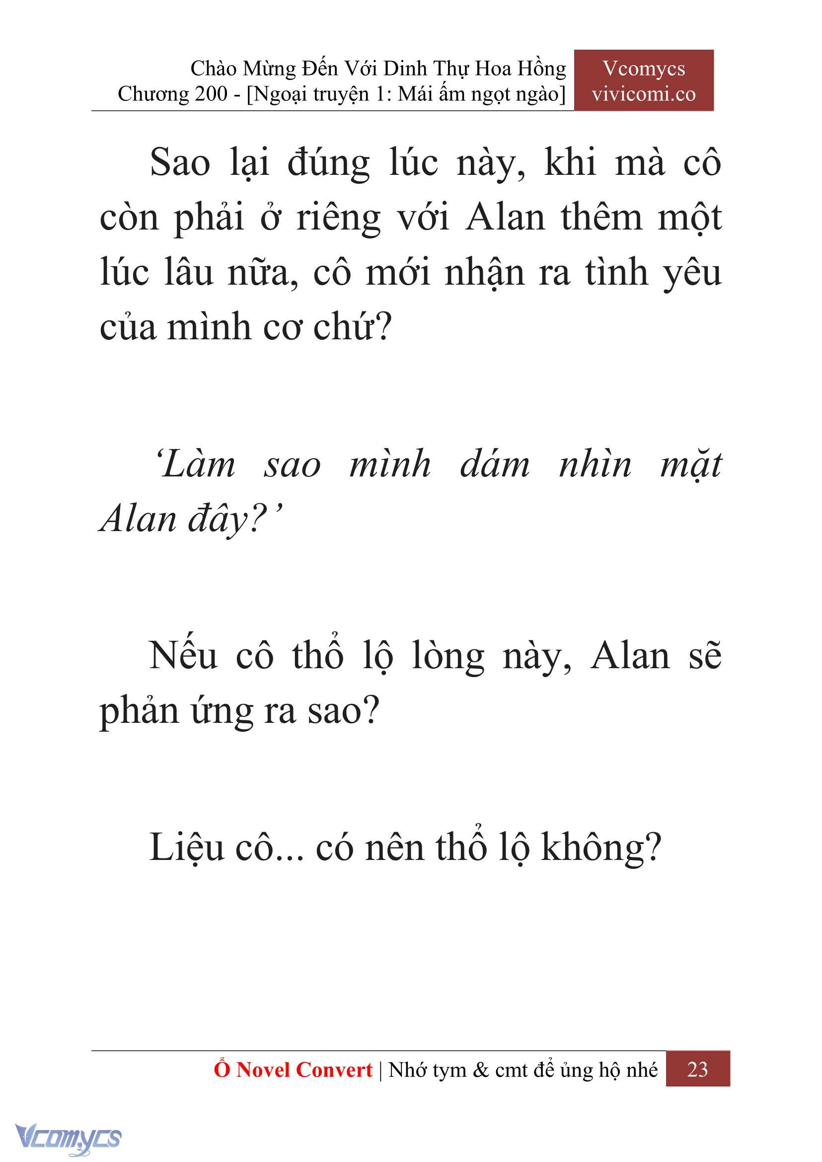 [Novel] Chào Mừng Đến Với Dinh Thự Hoa Hồng Chap 200 - Trang 2
