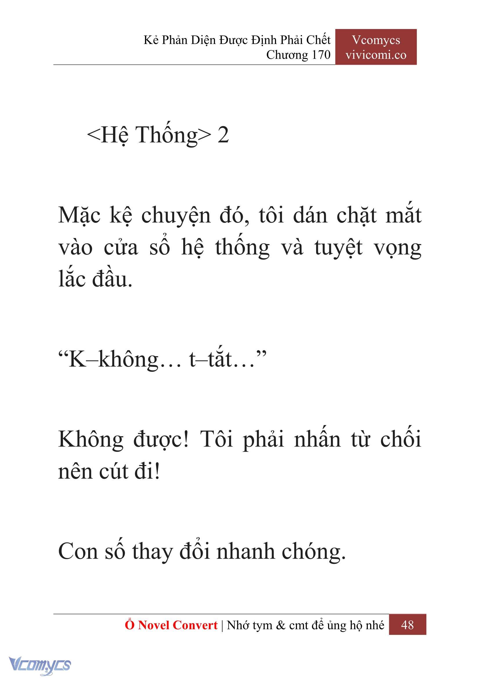 [Novel] Kẻ Phản Diện Được Định Phải Chết Chap 170 - Trang 2