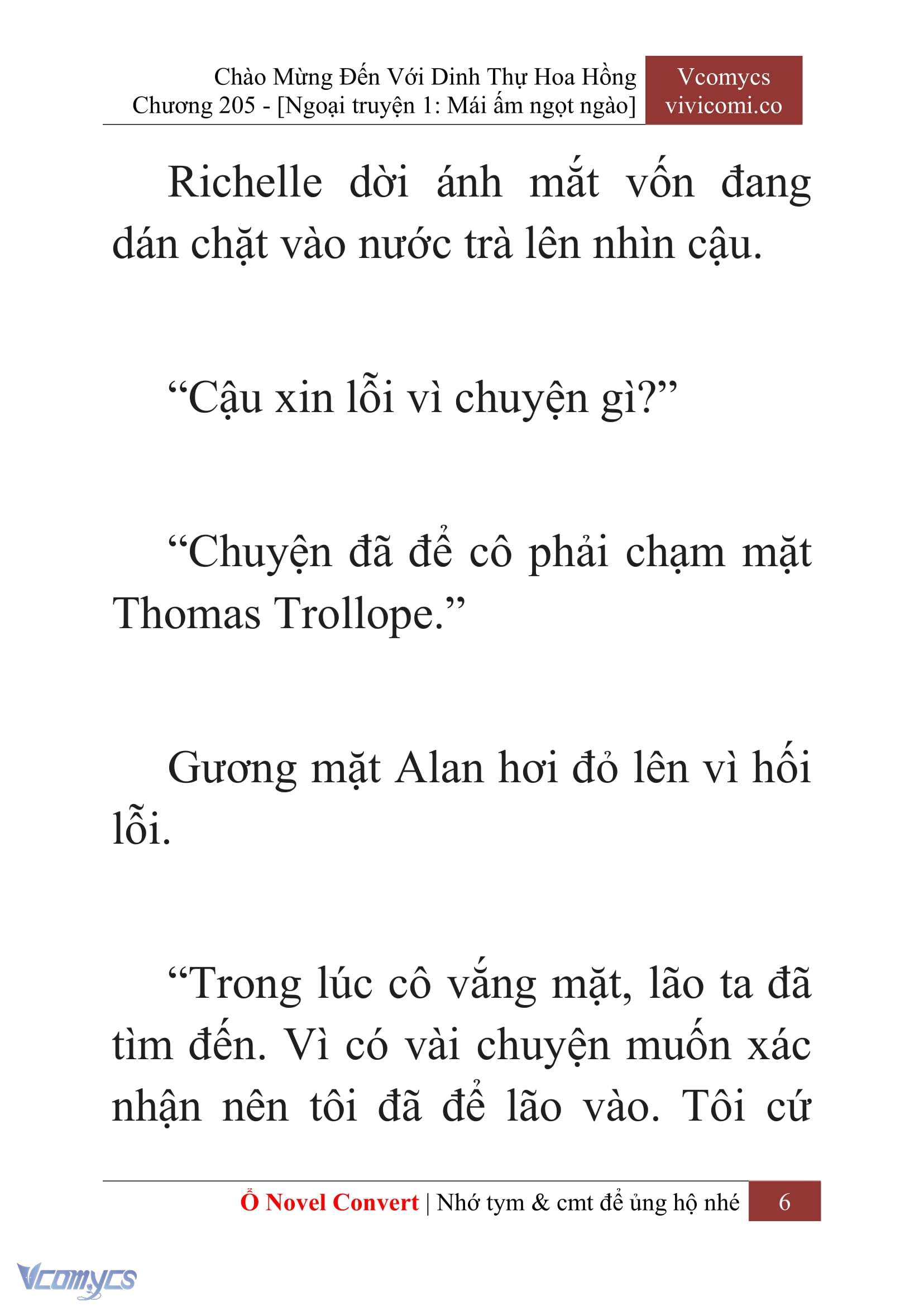 [Novel] Chào Mừng Đến Với Dinh Thự Hoa Hồng Chap 205 - Trang 2