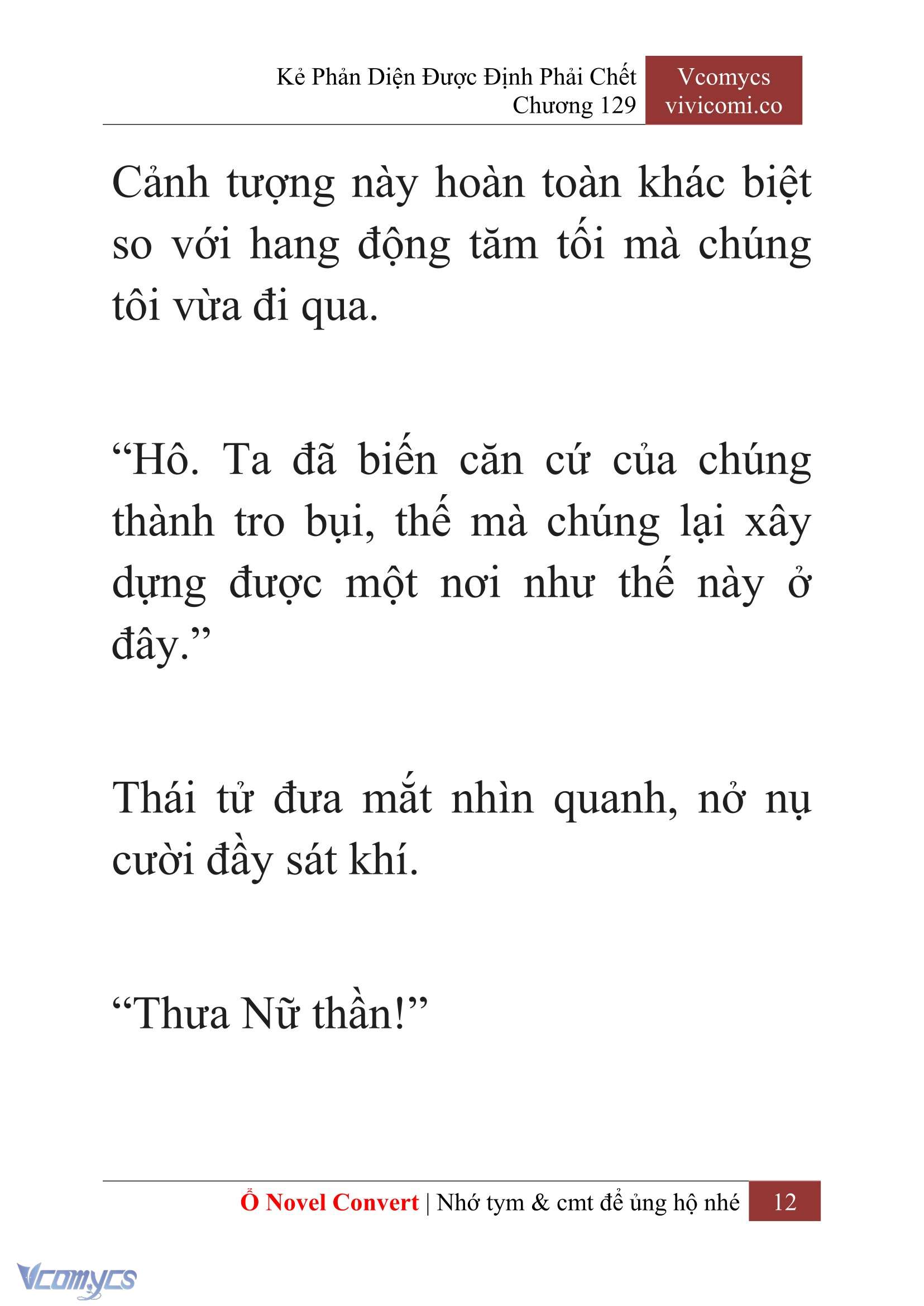 [Novel] Kẻ Phản Diện Được Định Phải Chết Chap 129 - Trang 2