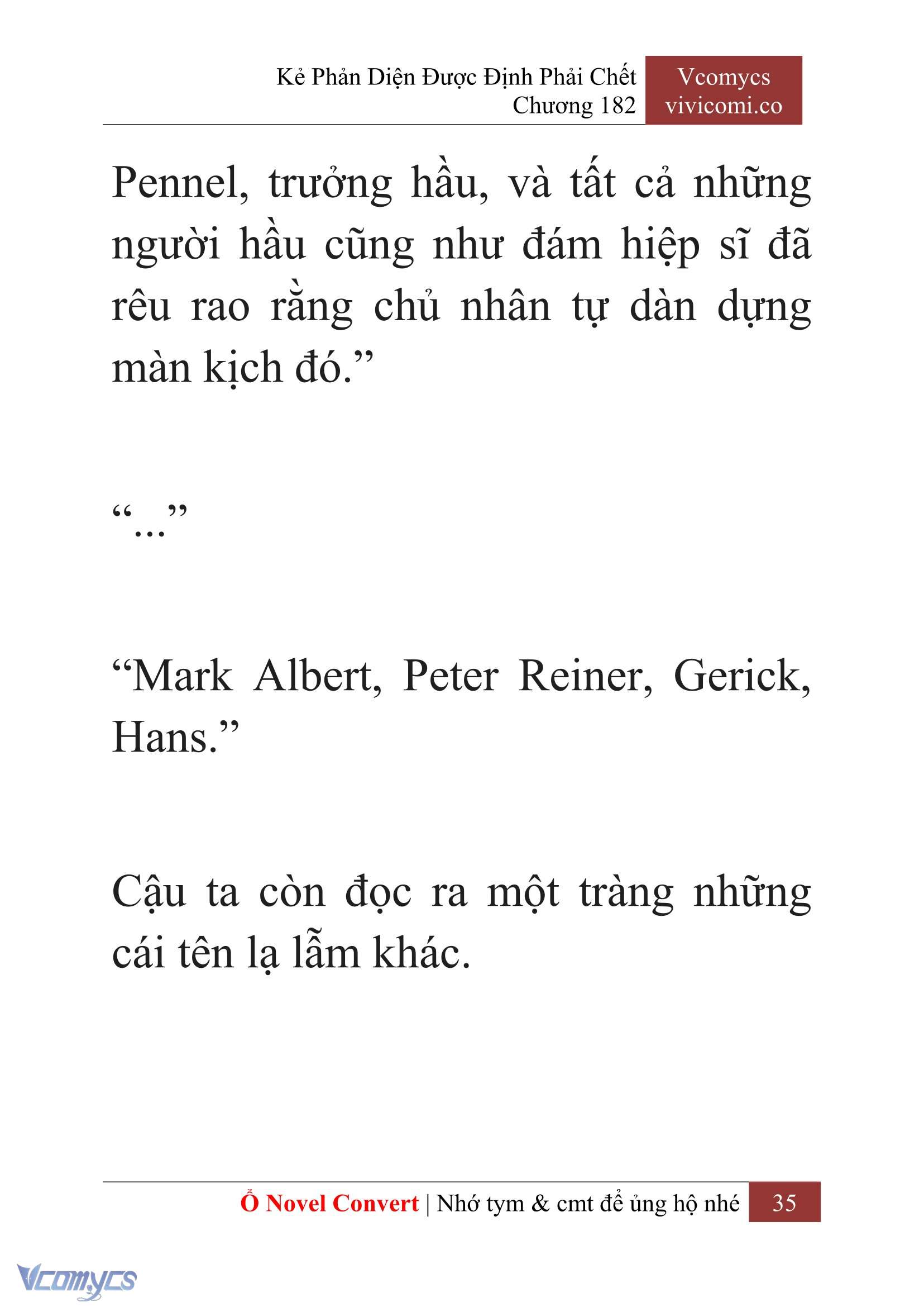 [Novel] Kẻ Phản Diện Được Định Phải Chết Chap 182 - Trang 2