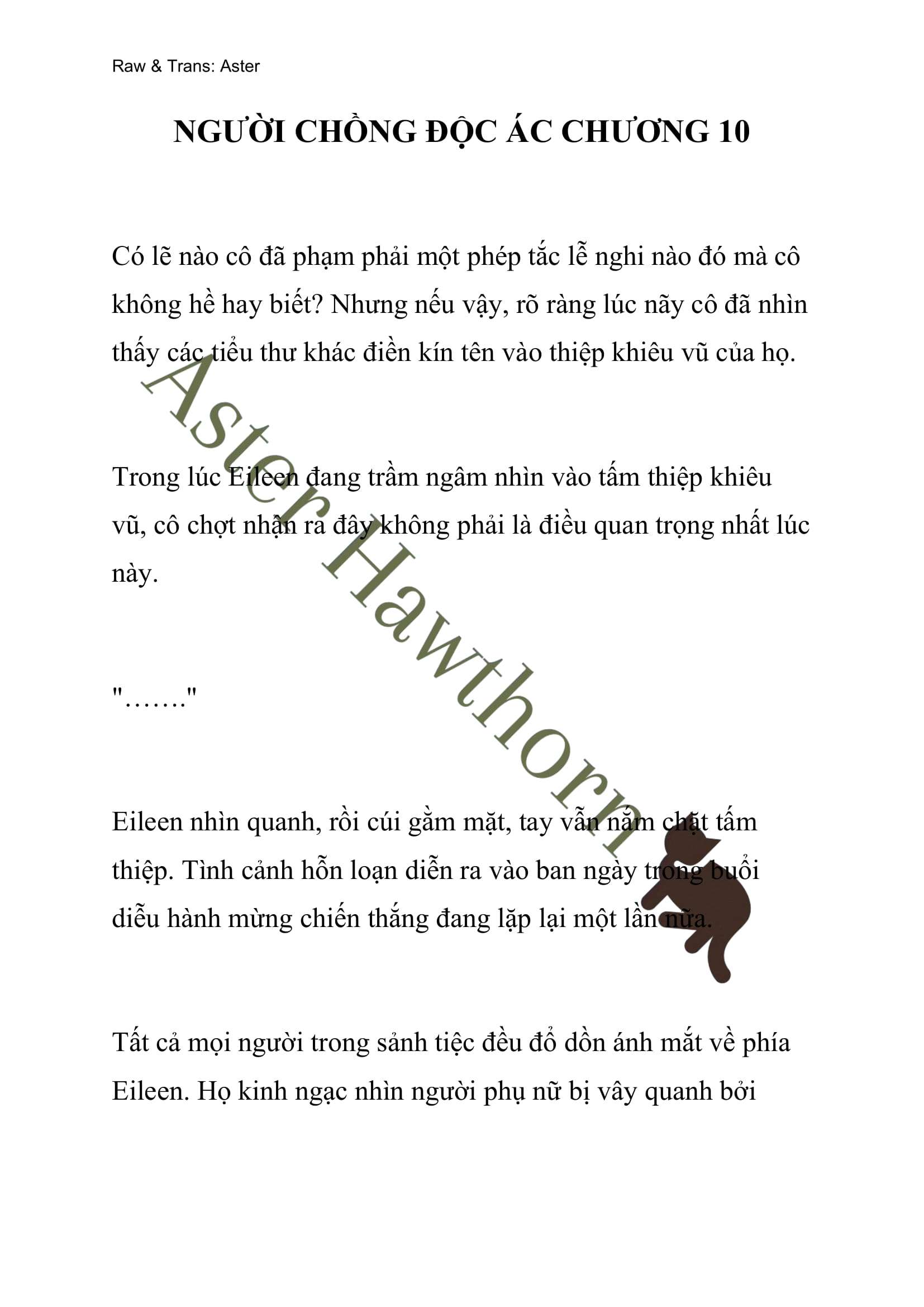 [NOVEL] Người Chồng Độc Ác Chap 10 - Trang 2