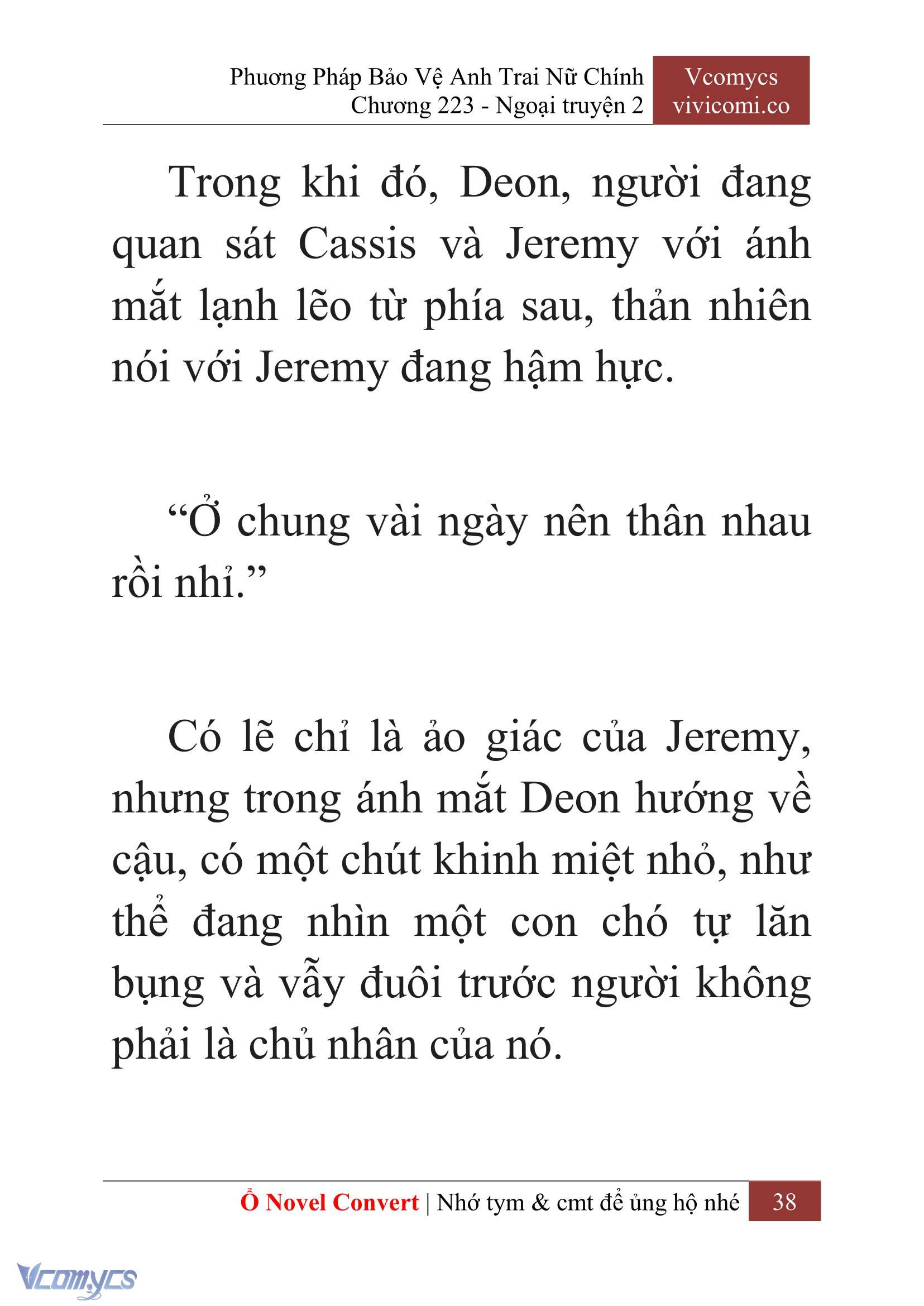 [Novel] Phương Pháp Bảo Vệ Anh Trai Nữ Chính Chap 223 - Trang 2