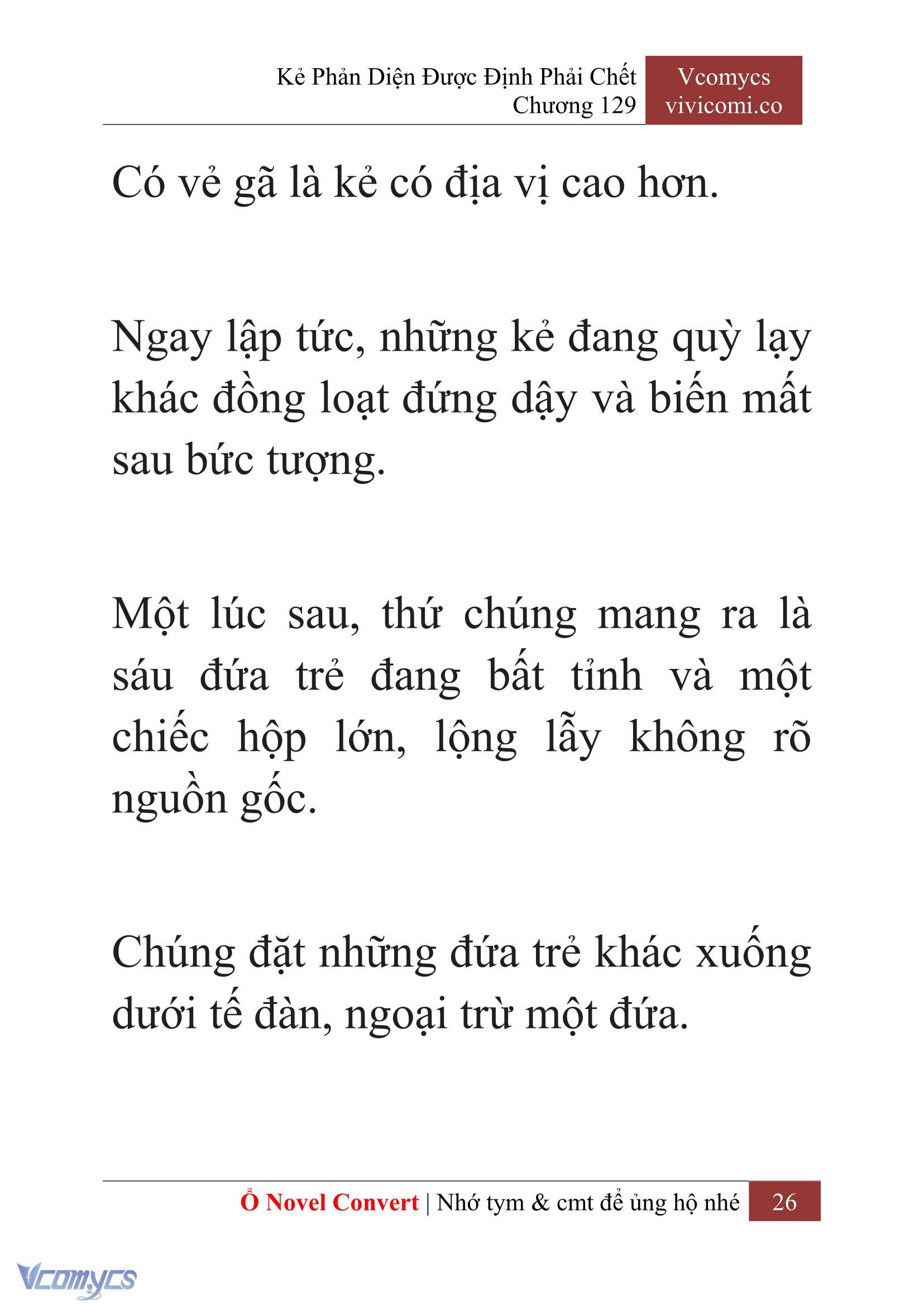 [Novel] Kẻ Phản Diện Được Định Phải Chết Chap 129 - Trang 2