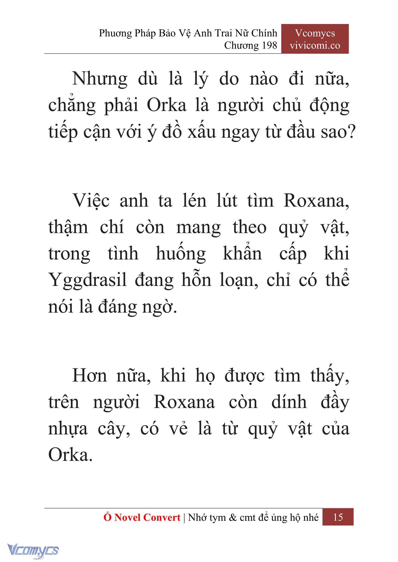 [Novel] Phương Pháp Bảo Vệ Anh Trai Nữ Chính Chap 198 - Trang 2