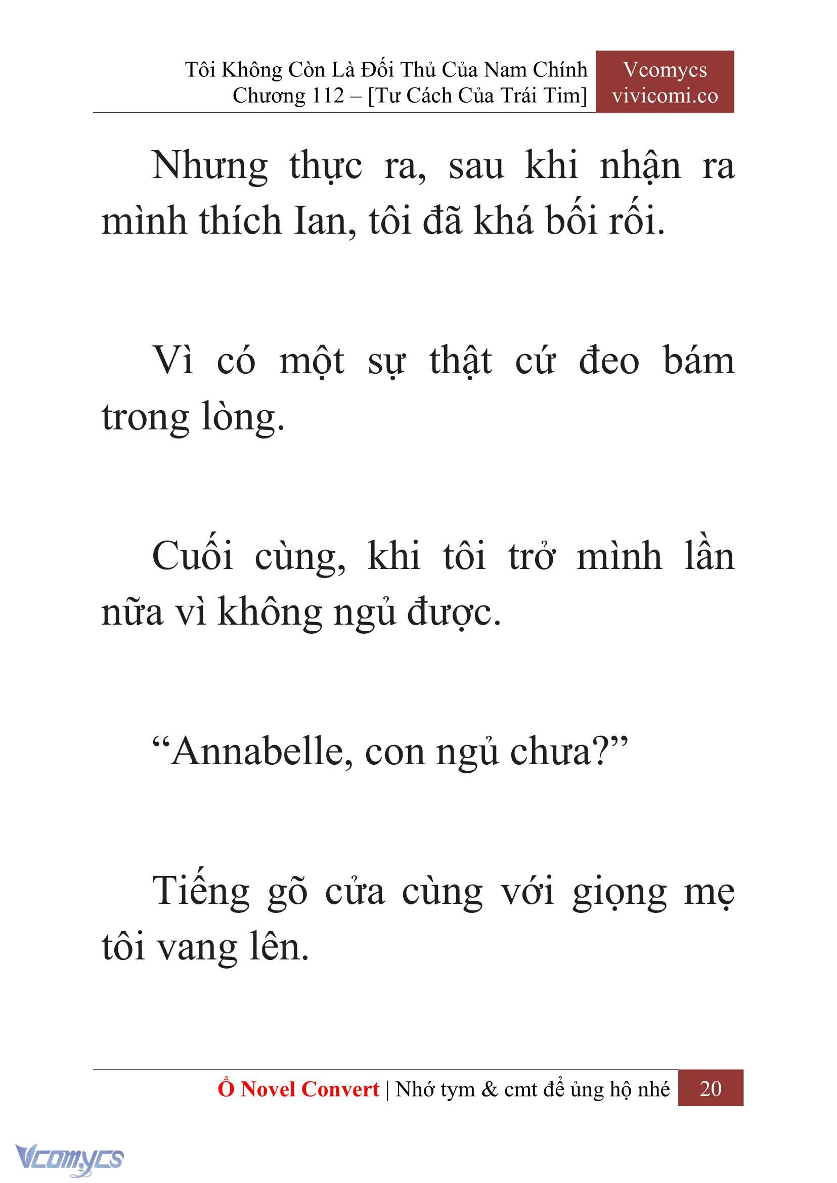 [Novel] Tôi Không Còn Là Đối Thủ Của Nam Chính Chap 112 - Trang 2