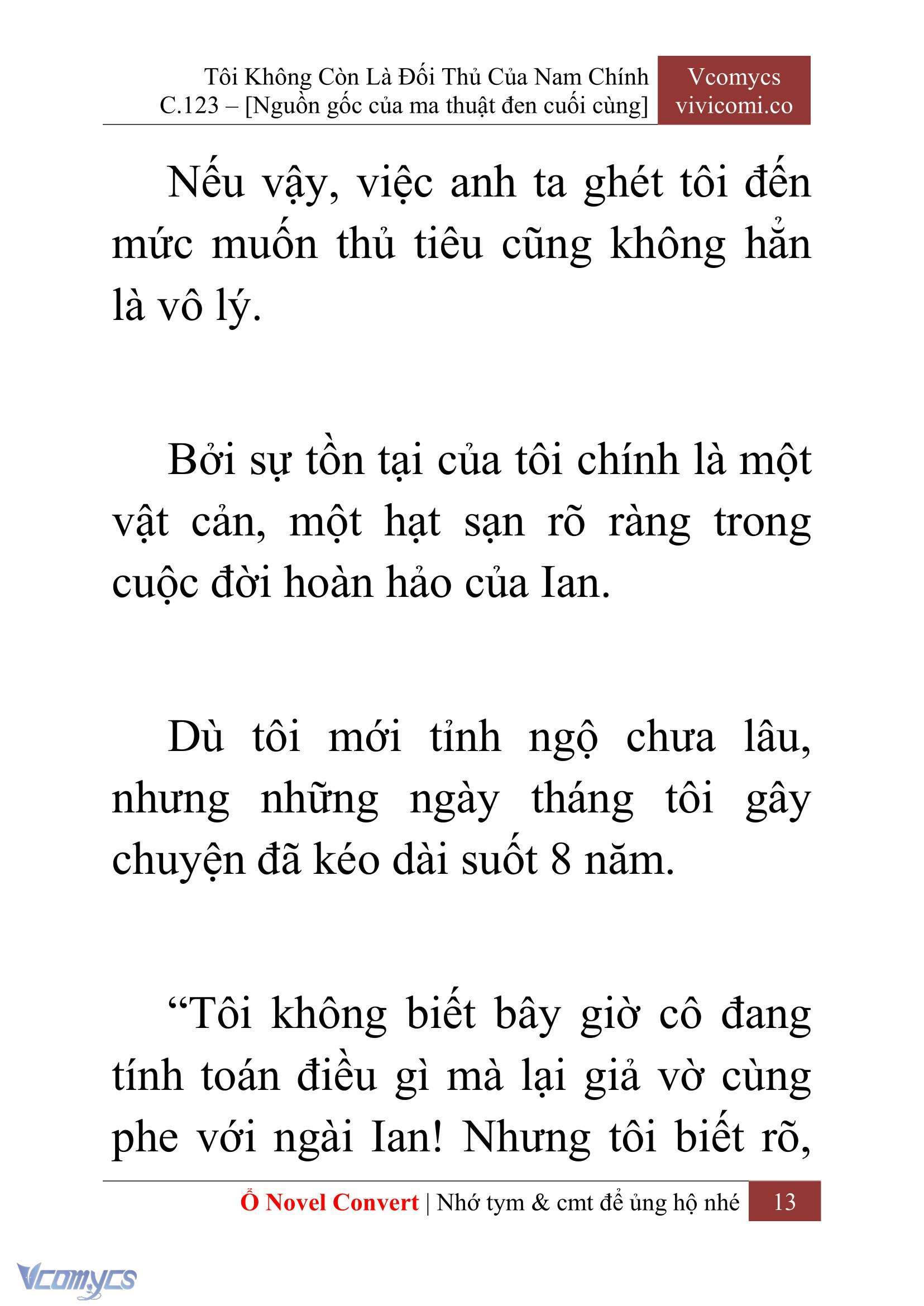 [Novel] Tôi Không Còn Là Đối Thủ Của Nam Chính Chap 123 - Trang 2
