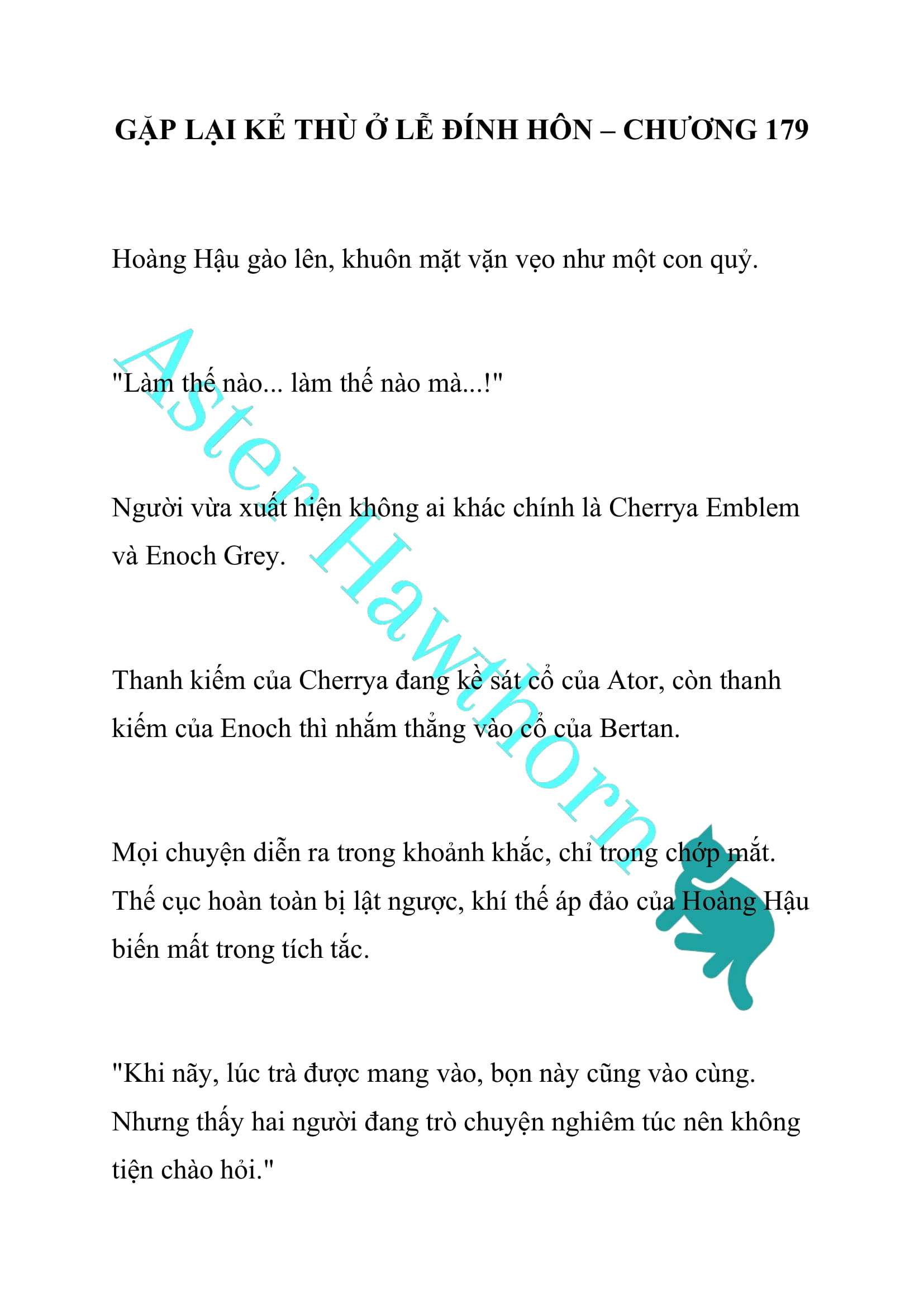 [NOVEL] Gặp Lại Kẻ Thù Ở Lễ Đính Hôn Chap 179 - Trang 2