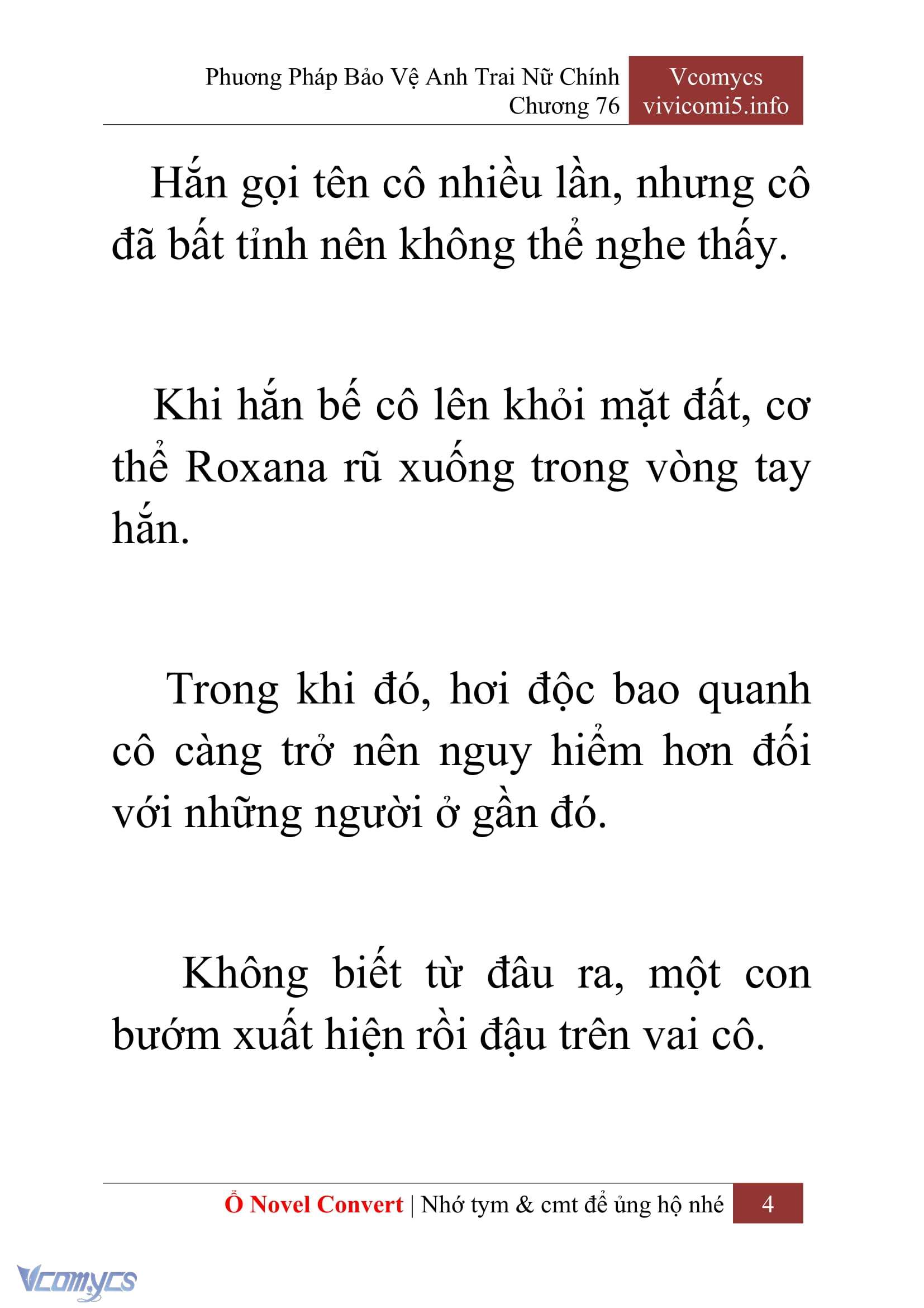 [Novel] Phương Pháp Bảo Vệ Anh Trai Nữ Chính Chap 76 - Trang 2