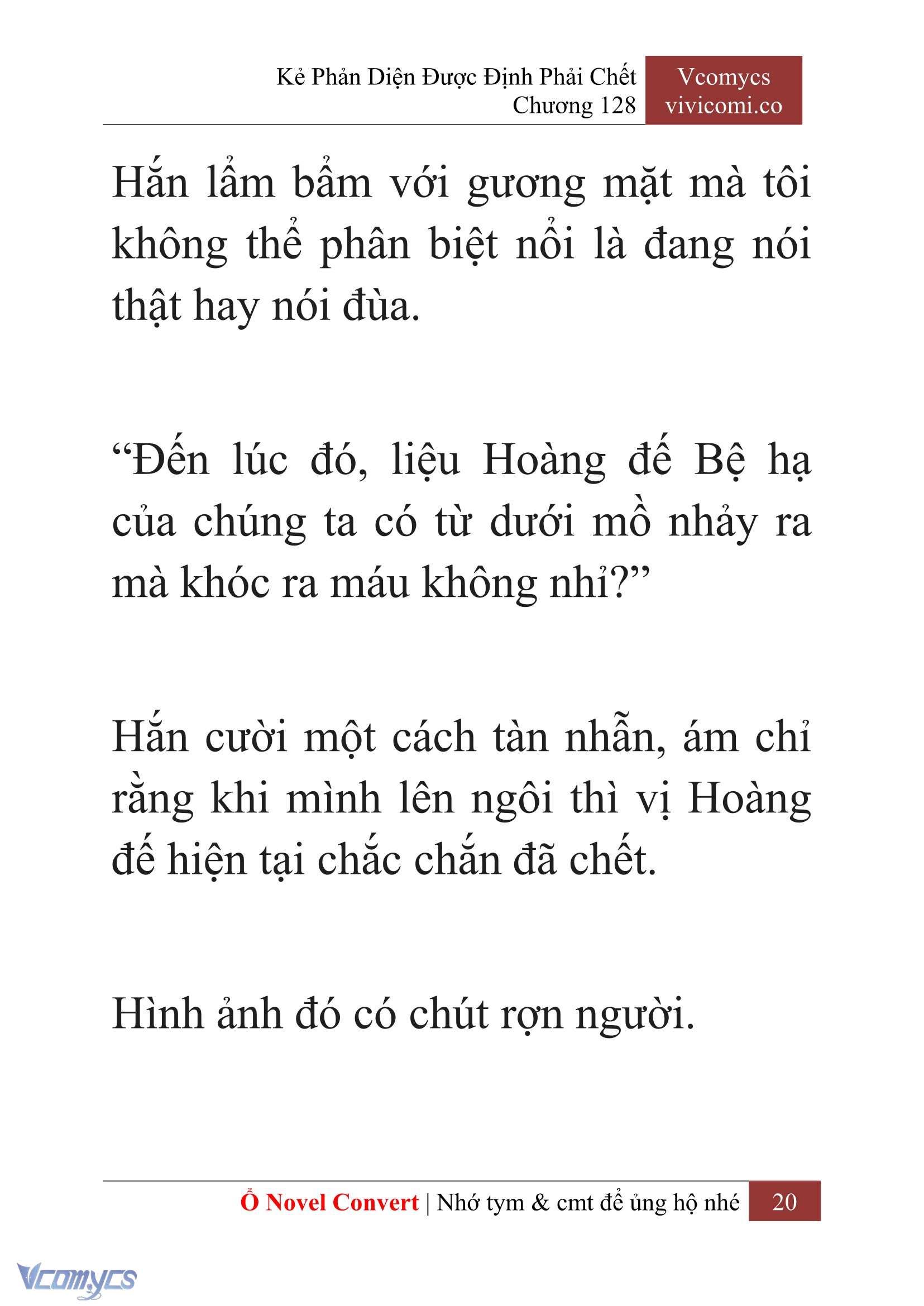 [Novel] Kẻ Phản Diện Được Định Phải Chết Chap 128 - Trang 2