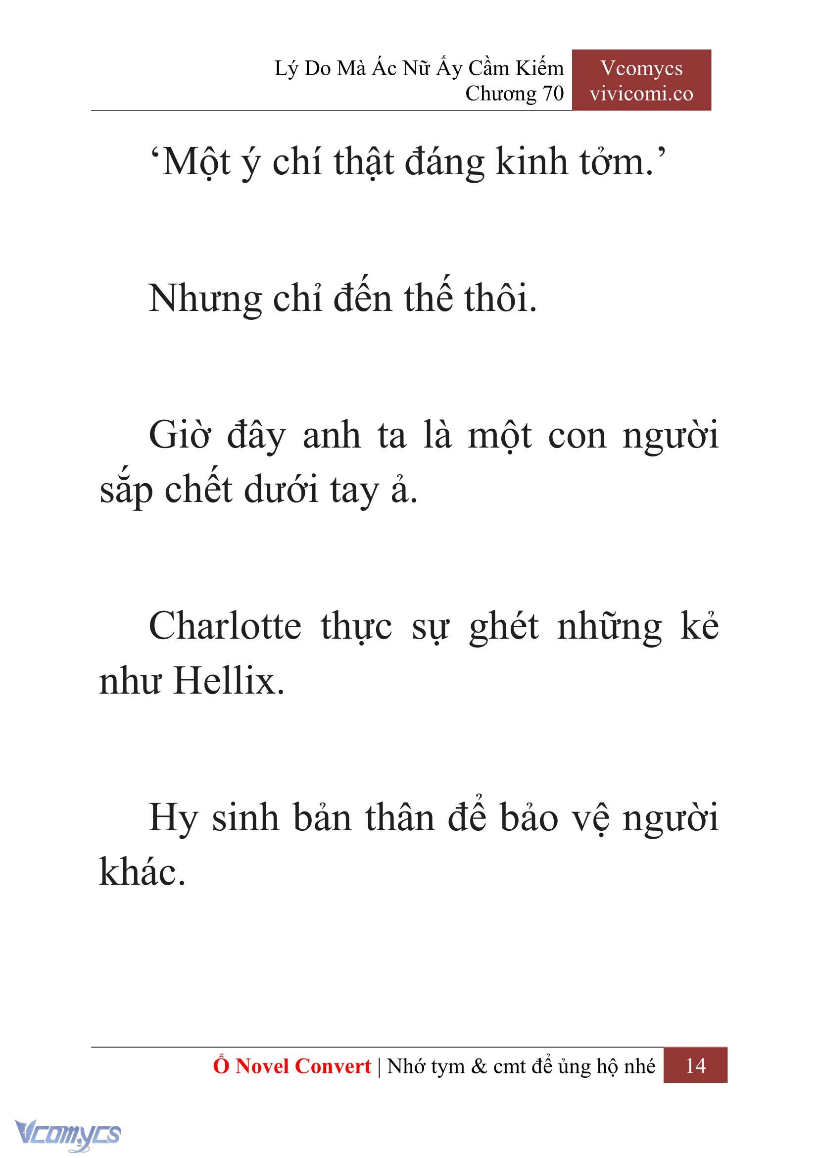 [Novel] Lý Do Mà Ác Nữ Ấy Cầm Kiếm Chap 70 - Next Chap 71