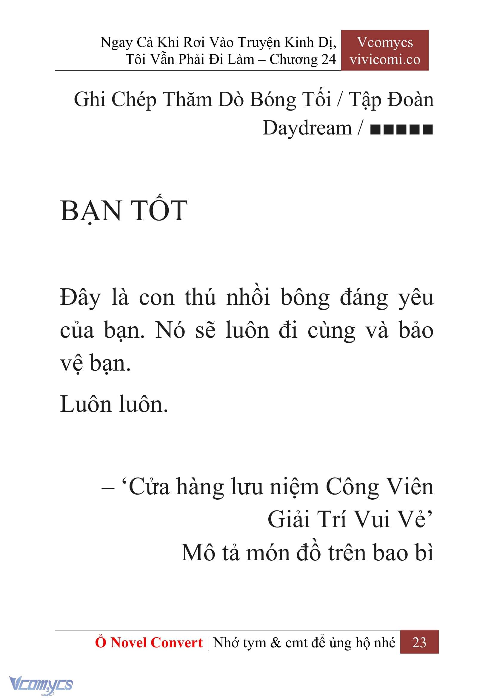 [Novel] Ngay Cả Khi Rơi Vào Truyện Kinh Dị, Tôi Vẫn Phải Đi Làm Chap 24 - Trang 2