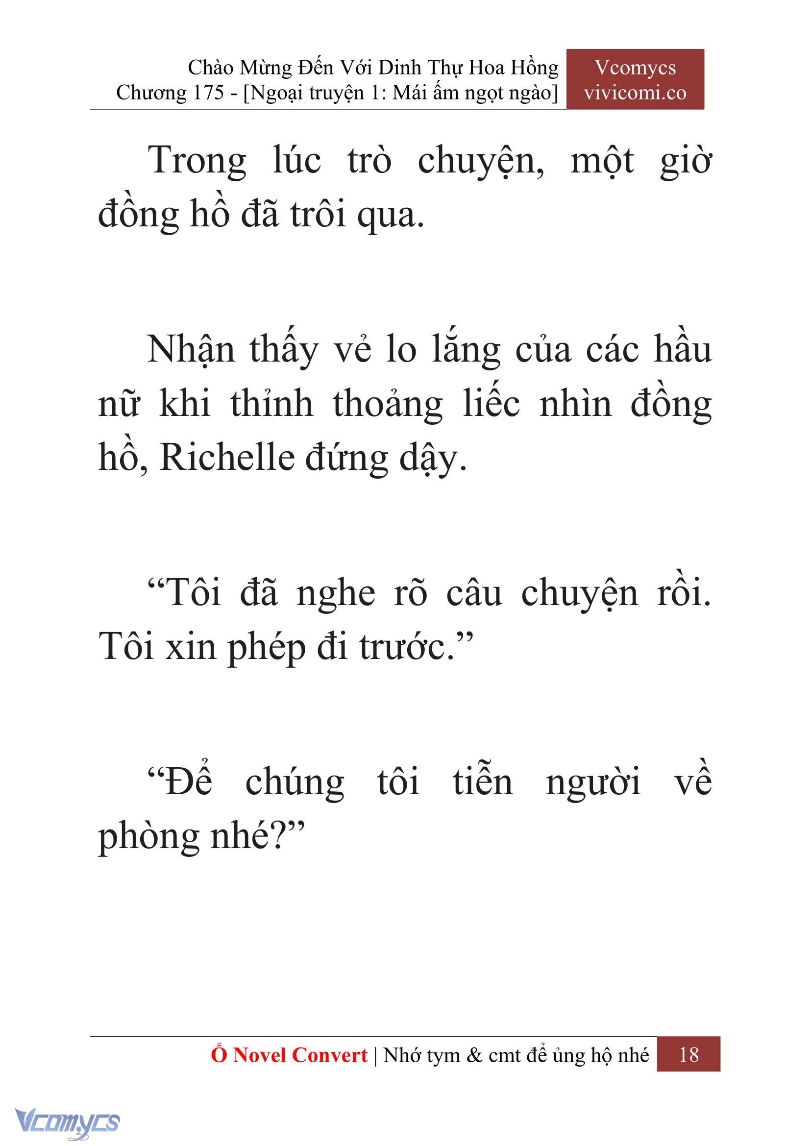 [Novel] Chào Mừng Đến Với Dinh Thự Hoa Hồng Chap 175 - Trang 2