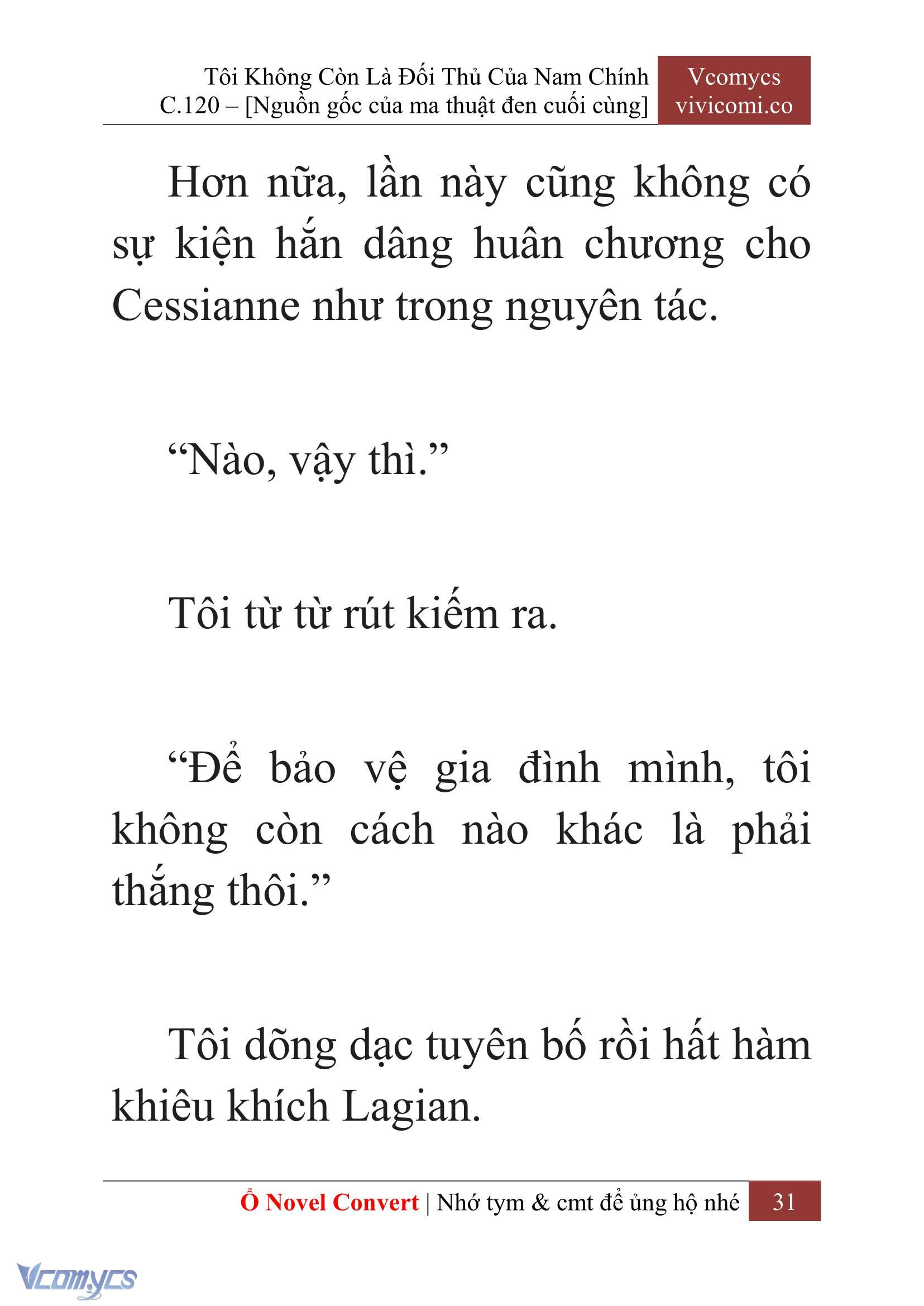 [Novel] Tôi Không Còn Là Đối Thủ Của Nam Chính Chap 120 - Trang 2
