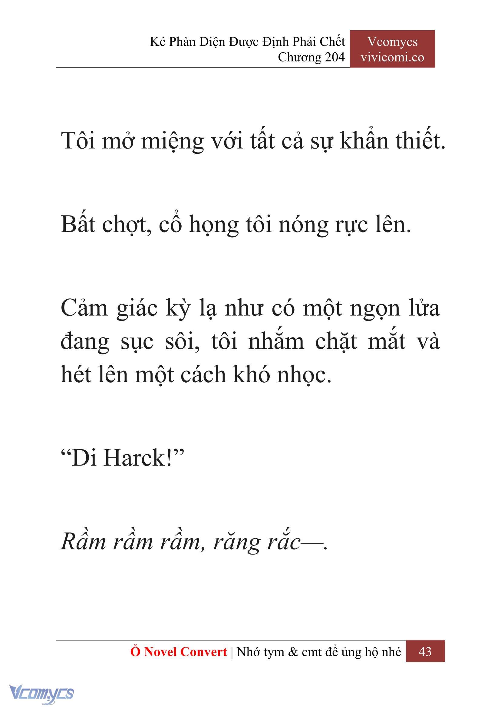 [Novel] Kẻ Phản Diện Được Định Phải Chết Chap 204 - Next Chap 205