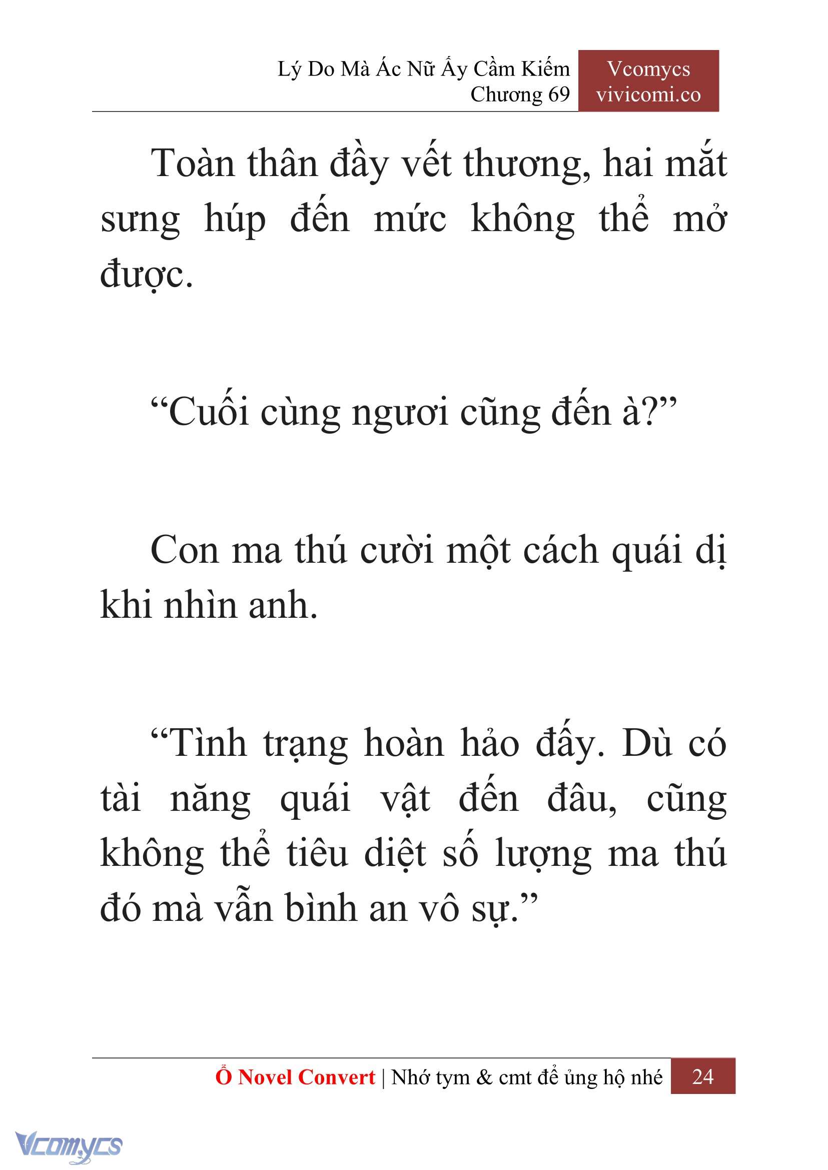 [Novel] Lý Do Mà Ác Nữ Ấy Cầm Kiếm Chap 69 - Trang 2