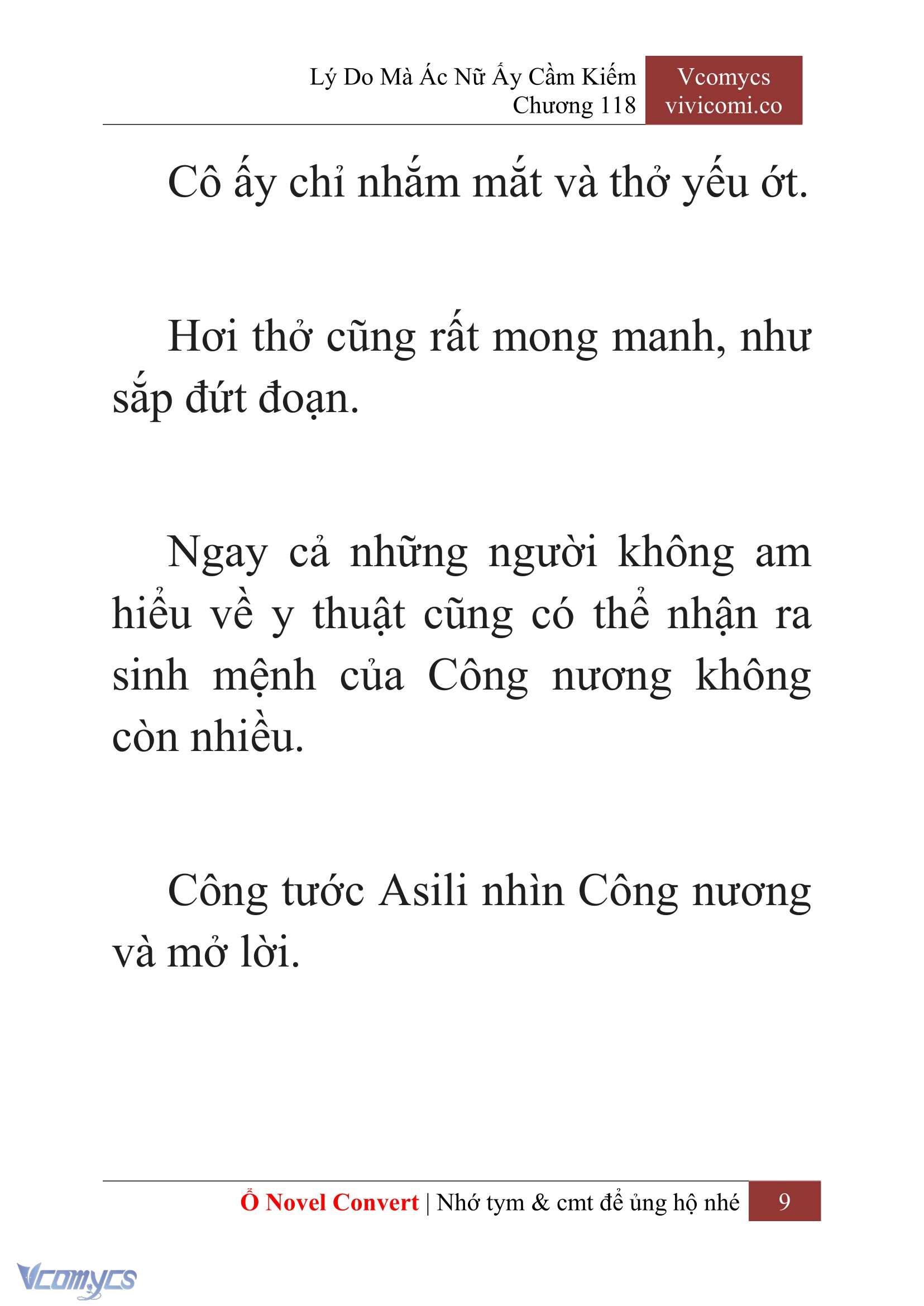 [Novel] Lý Do Mà Ác Nữ Ấy Cầm Kiếm Chap 118 - Trang 2