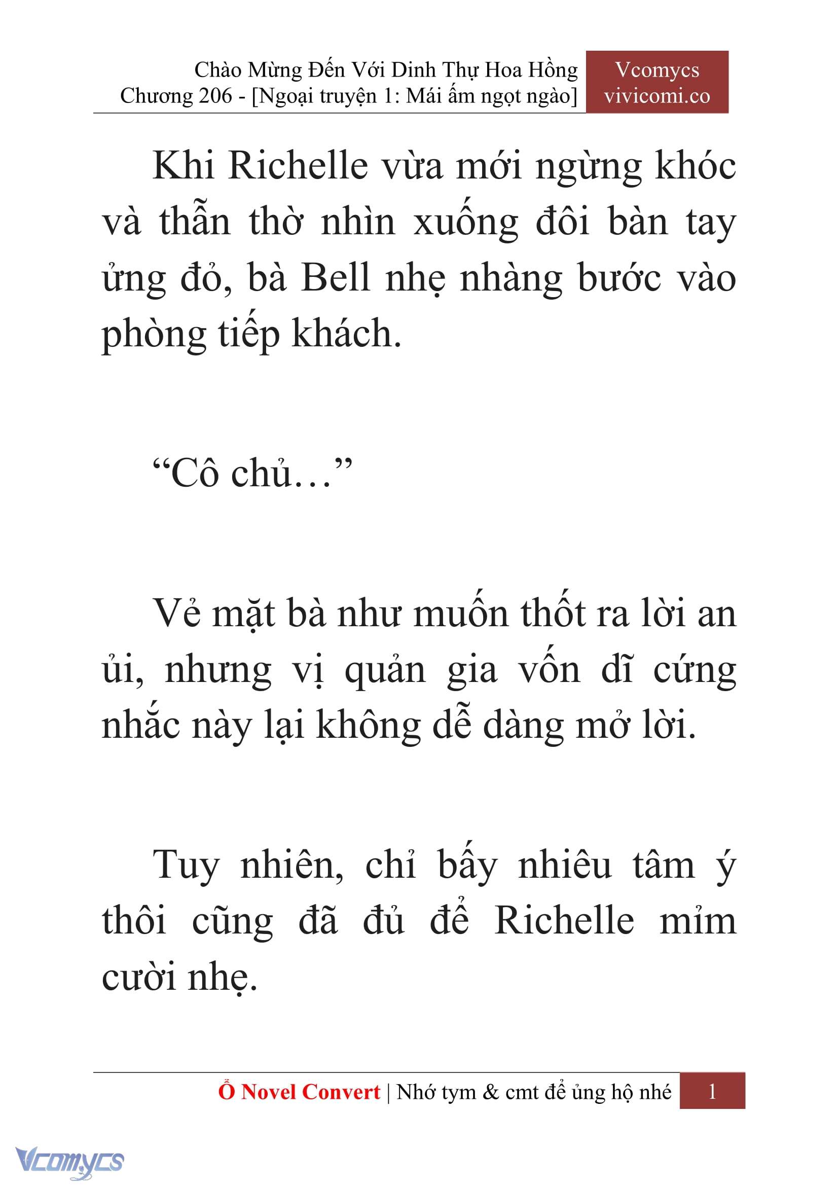 [Novel] Chào Mừng Đến Với Dinh Thự Hoa Hồng Chap 206 - Trang 2