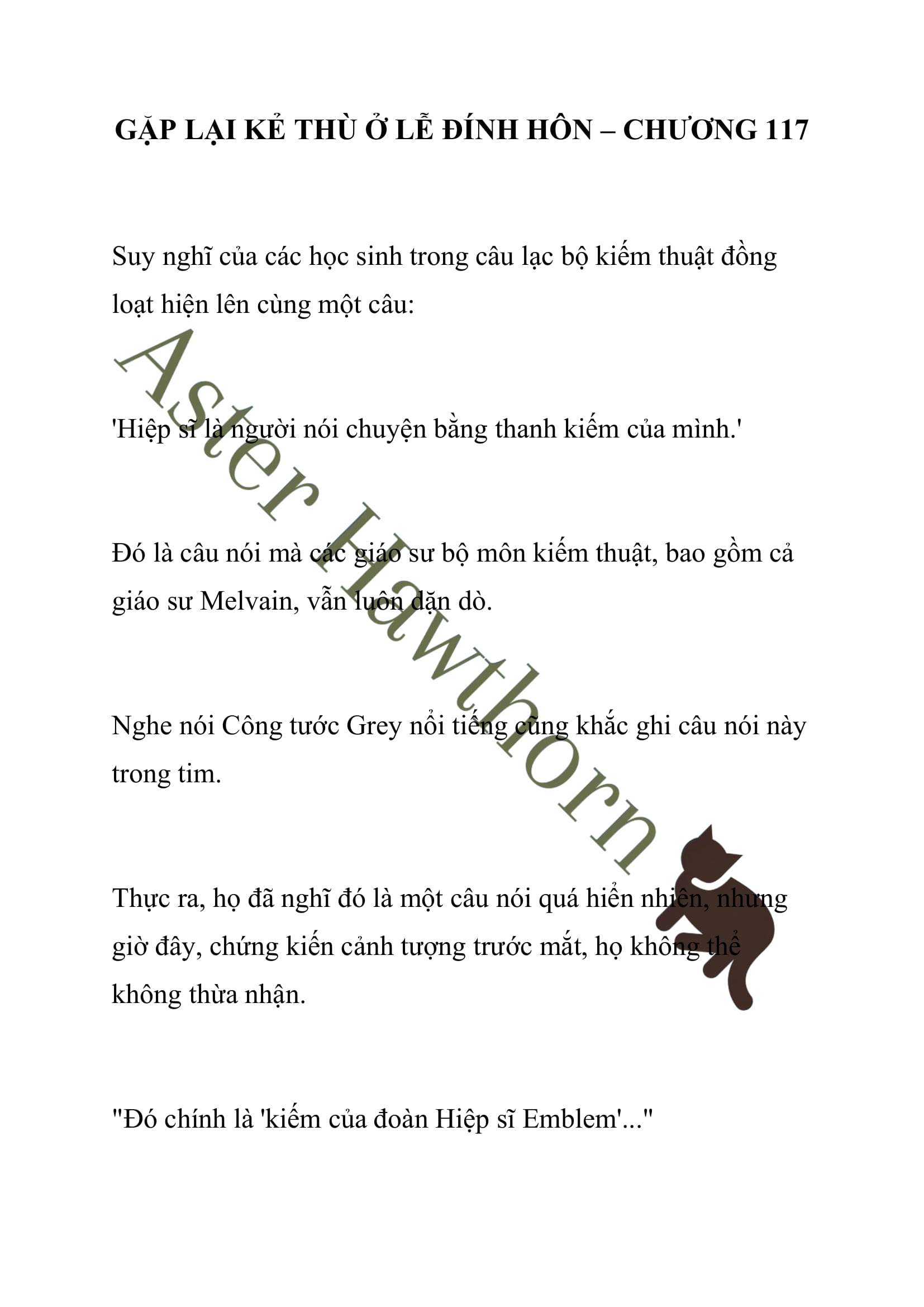 [NOVEL] Gặp Lại Kẻ Thù Ở Lễ Đính Hôn Chap 117 - Next Chap 118